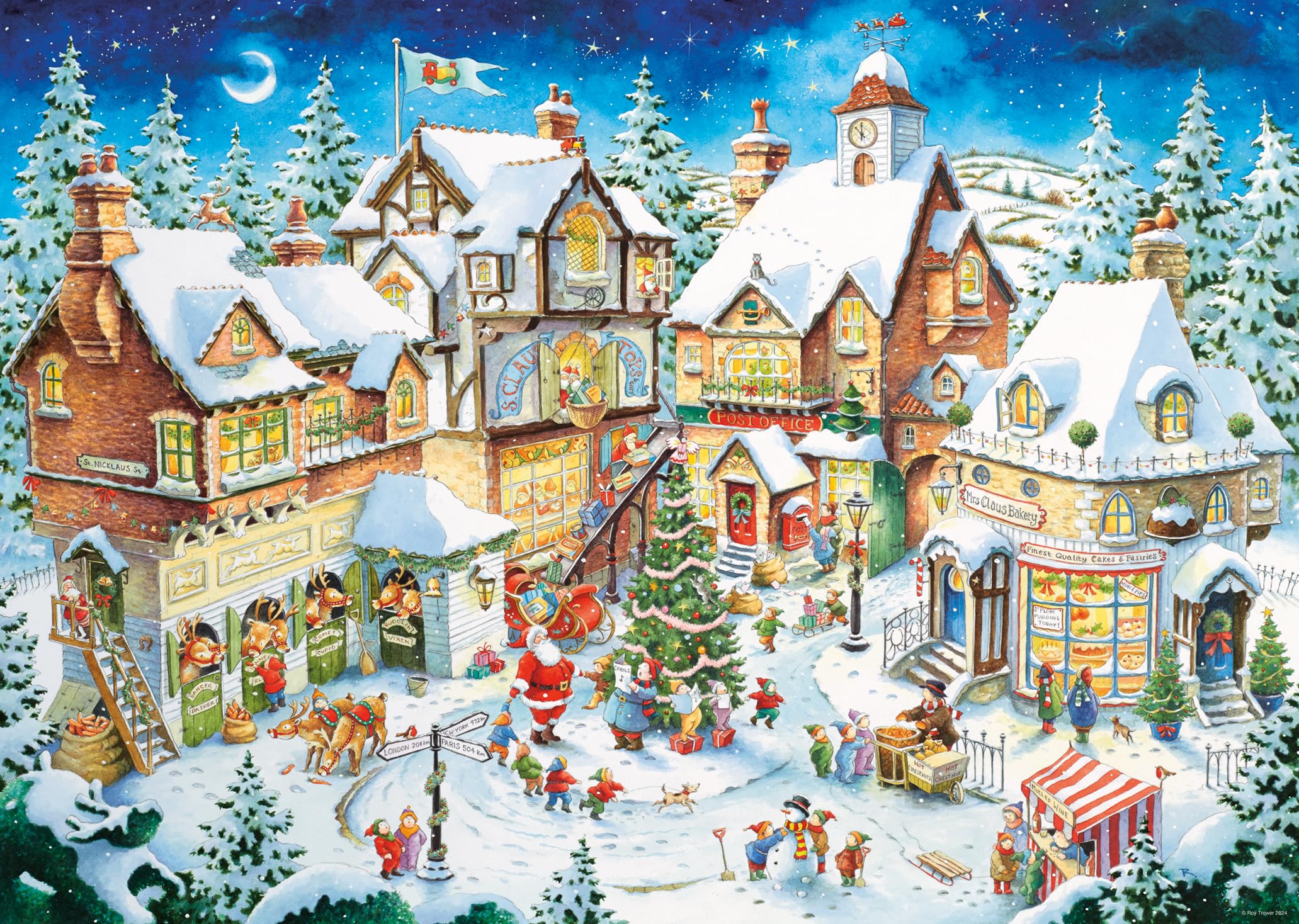 Ravensburger Puzzle 12001271-50-jähriges Jubiläum: Weihnachtsdorf Limited Edition - 1000 Teile Puzzle für Erwachsene und Kinder ab 14 Jahren, Weihnachts-Puzzle Angebot bei HelloDeals