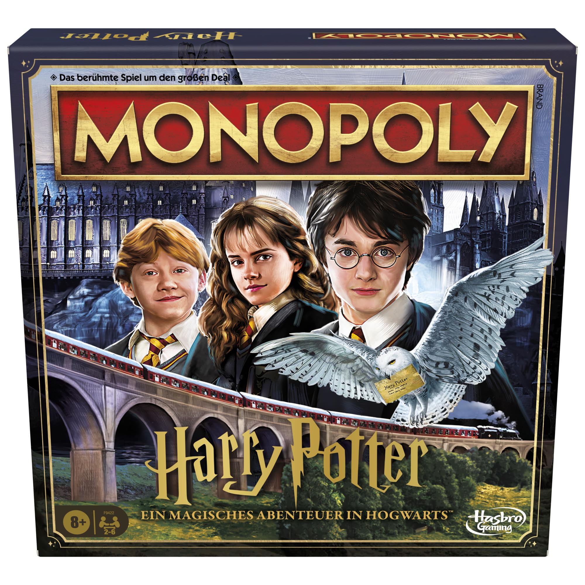 Monopoly Deal: Harry Potter Kartenspiel - Deutsche Fassung, Familienspiel für Fans der Wizarding World und von Zauberei, für 2 bis 5 Spieler, Halloween-Spielzeug für Kinder ab 8 Jahren Angebot bei HelloDeals