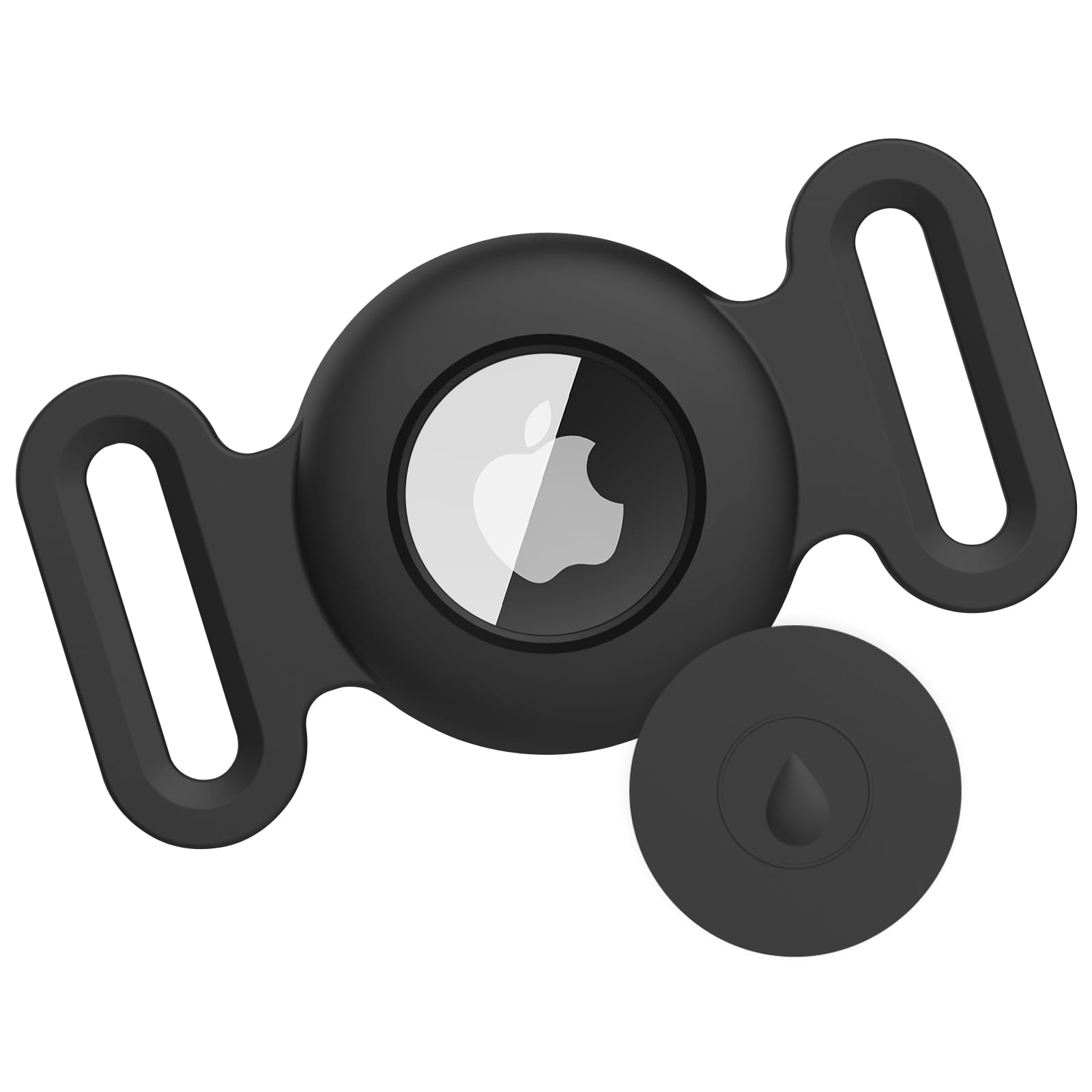 Vancle Wasserdicht Silikon Airtag Hülle, Hunde- und Katzenhalsbänder Kompatibel mit Apple AirTag GPS Finder Anti-Verlust Gerät 1 Stück Kratzfeste Schutzhülle für Air Tag Tracker Schwarz M Angebot bei HelloDeals