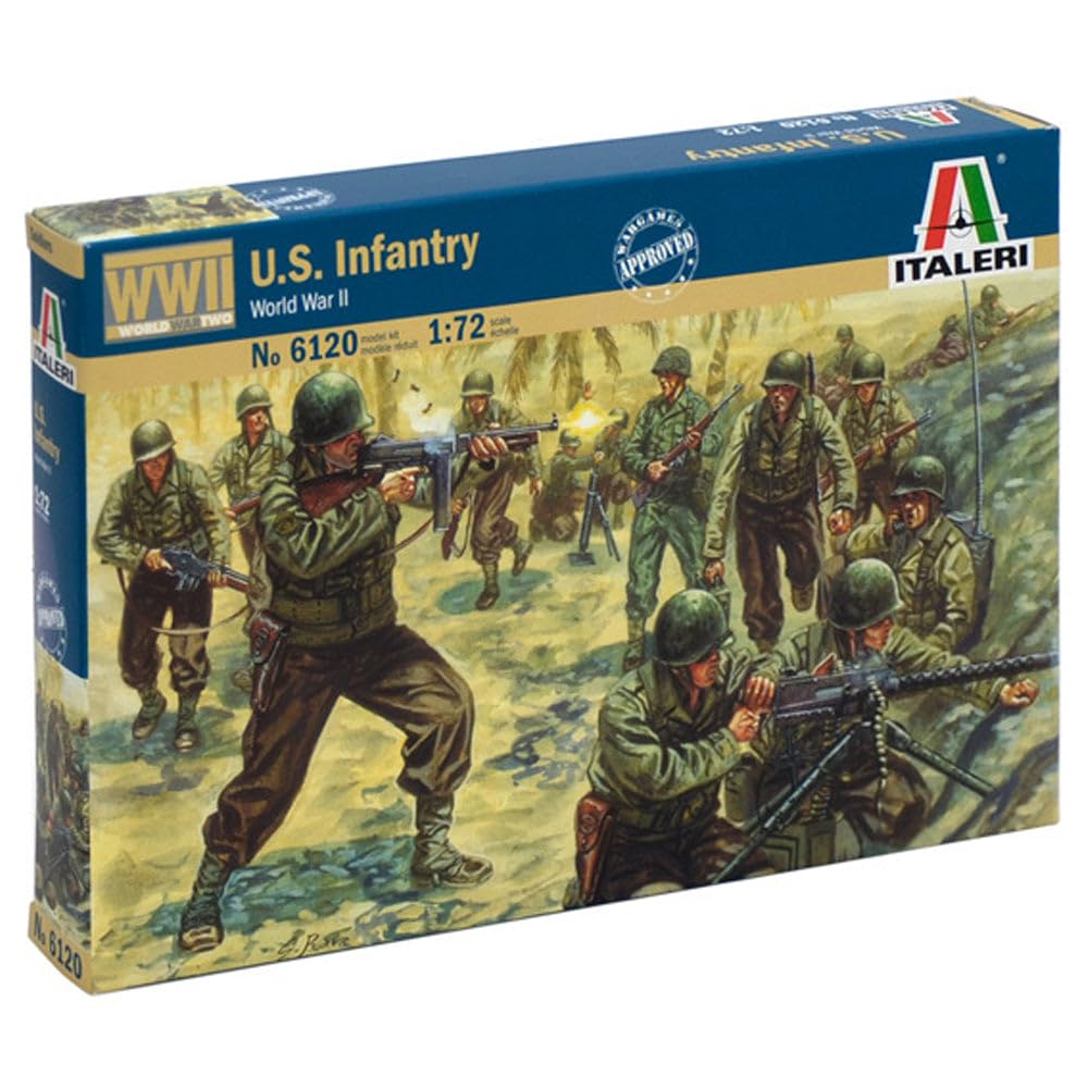 Italeri 6120S - 2. Weltkrieg American Infantry, Nicht Bemalt Angebot bei HelloDeals