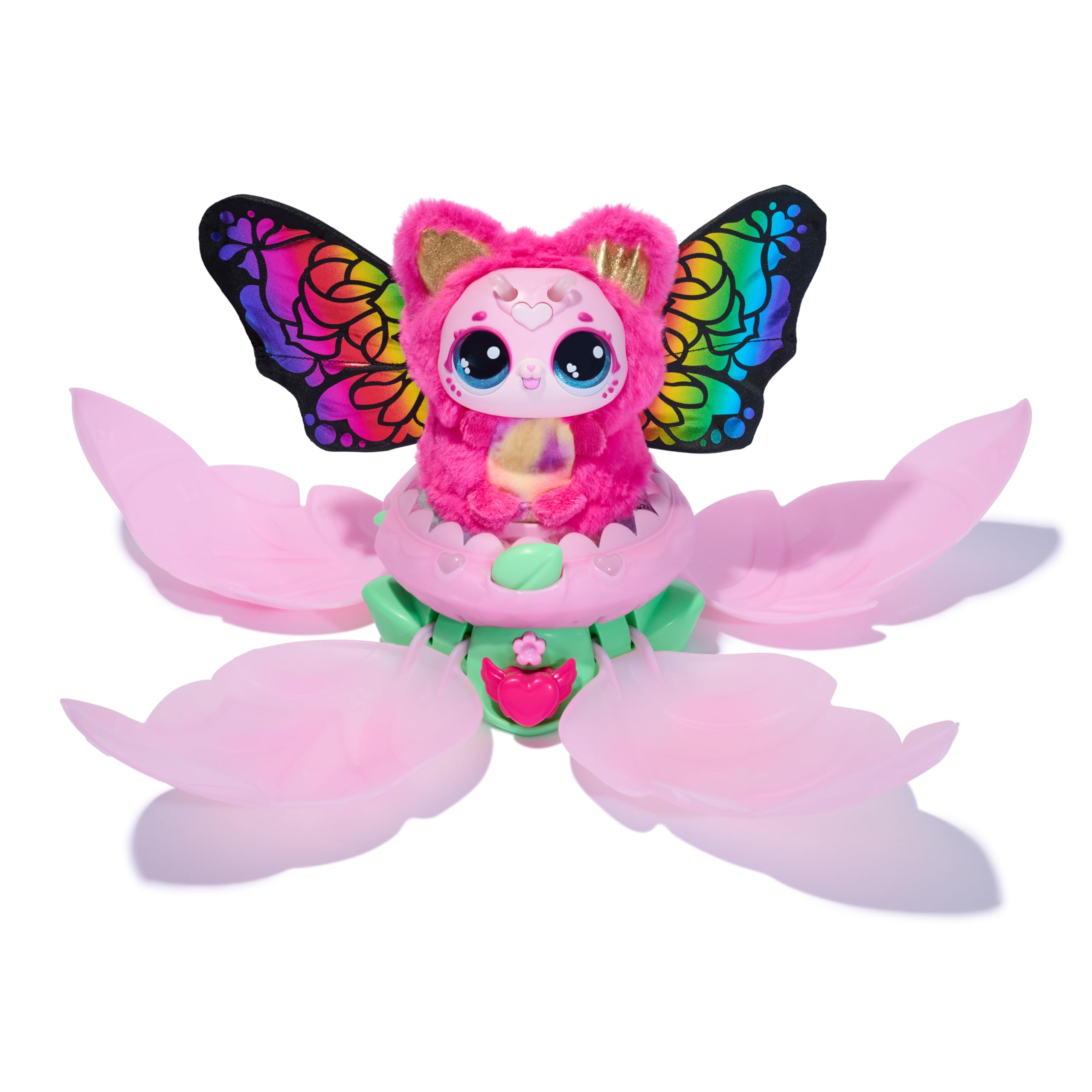 Hatchimals Bloomables Kittyfly, Interaktives Spielzeug mit Überraschung, doppelter Verwandlung und über 100 Geräuschen und Reaktionen, für Kinder ab 4 Jahren Angebot bei HelloDeals