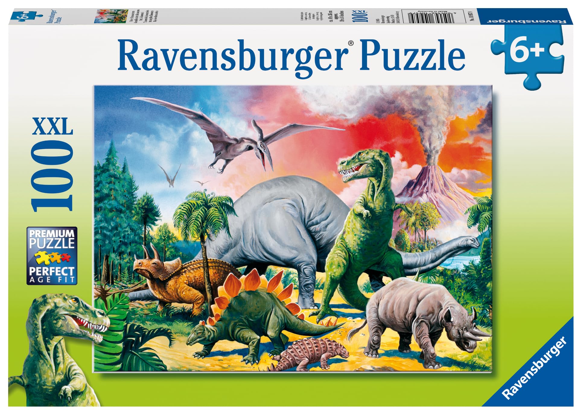 Ravensburger Kinderpuzzle - 10957 Unter Dinosauriern - Dino-Puzzle für Kinder ab 6 Jahren, mit 100 Teilen im XXL-Format Single Angebot bei HelloDeals