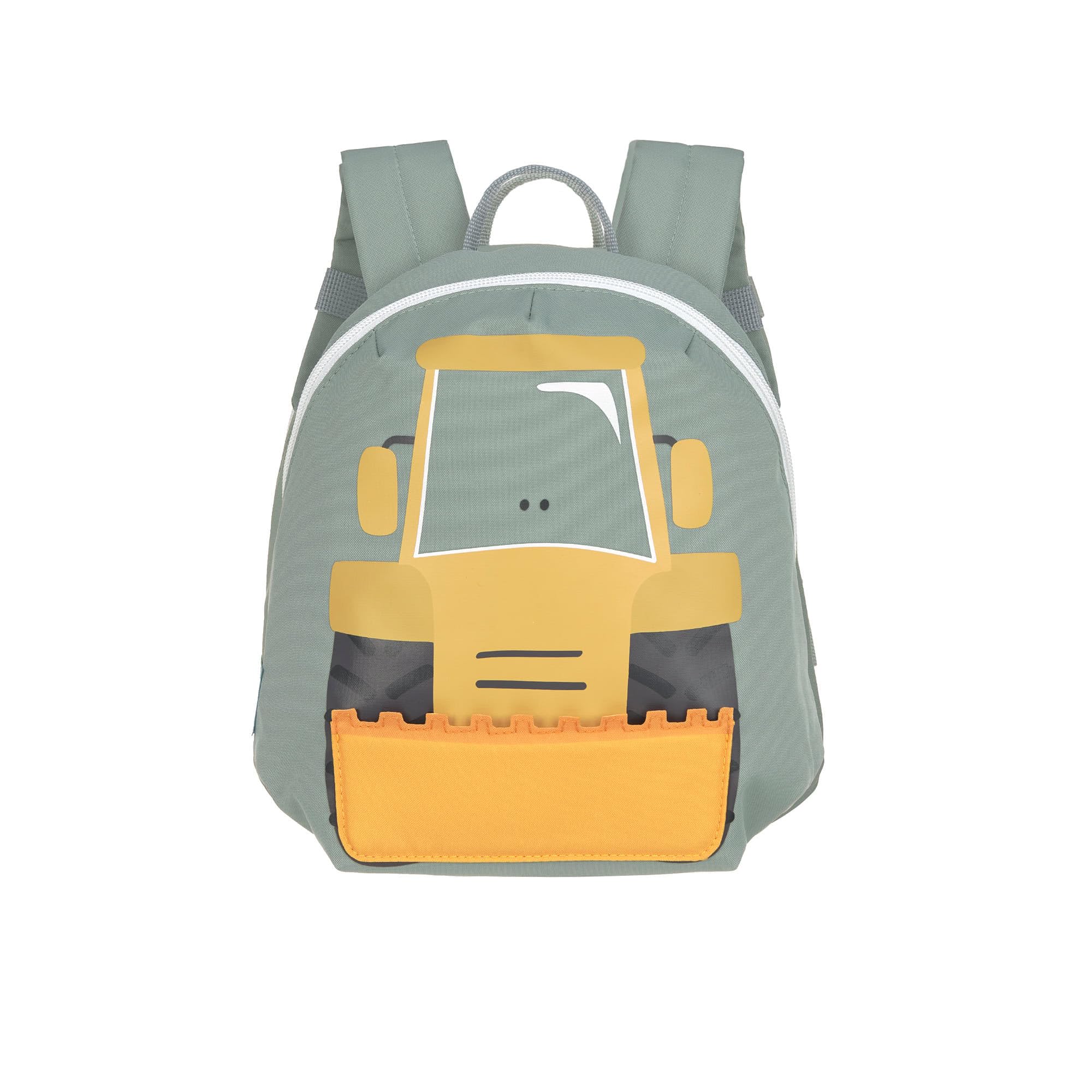 LÄSSIG Kleiner Kinderrucksack für Kita Kindertasche Krippenrucksack mit Brustgurt, 20 x 9.5 x 24 cm, 3,5 L Gelb/Grau Angebot bei HelloDeals