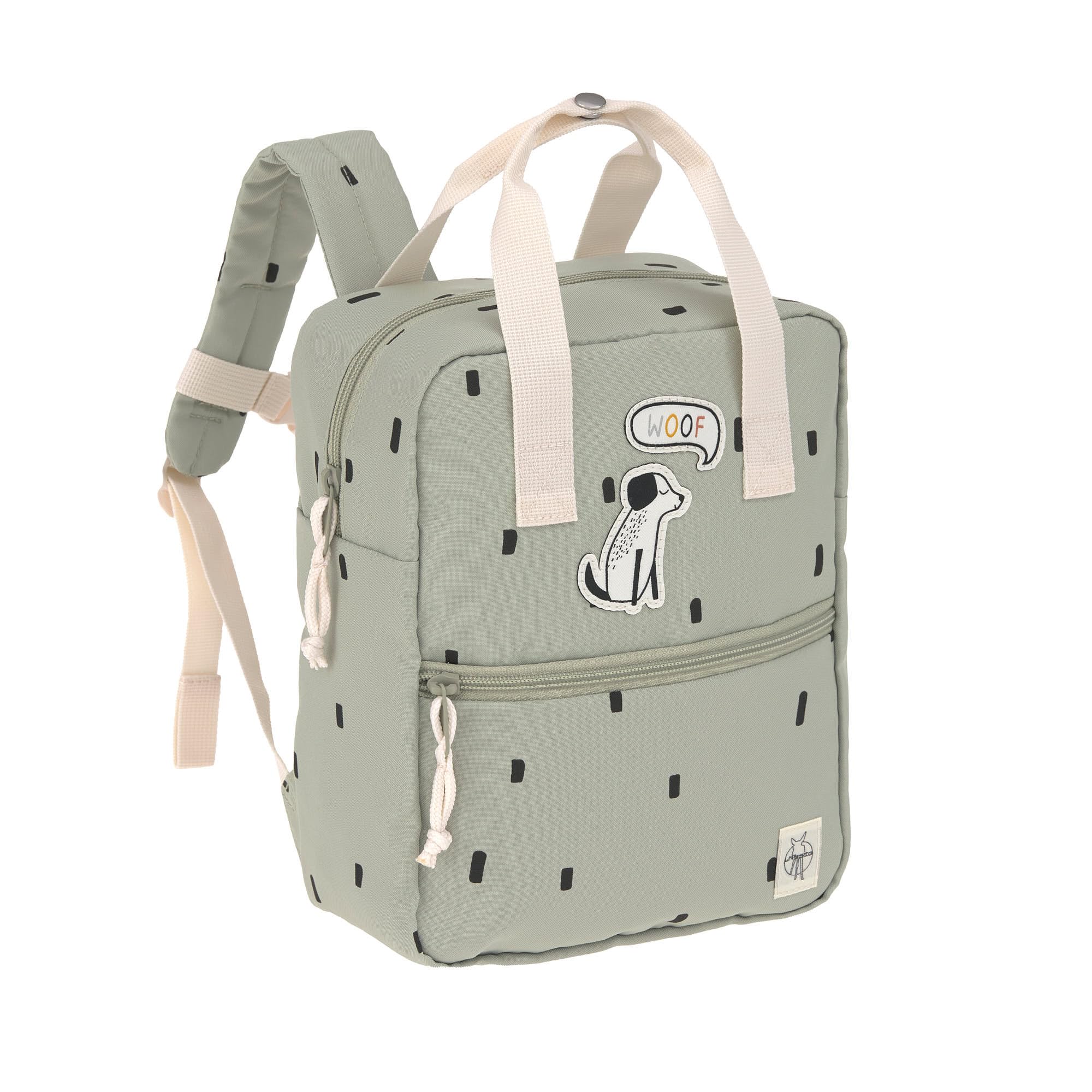 LÄSSIG Kinderrucksack mit Brustgurt Kindergartentasche Kindergartenrucksack 28 cm, 7 Liter, 3 Jahre/Mini Square Backpack Oliv Angebot bei HelloDeals