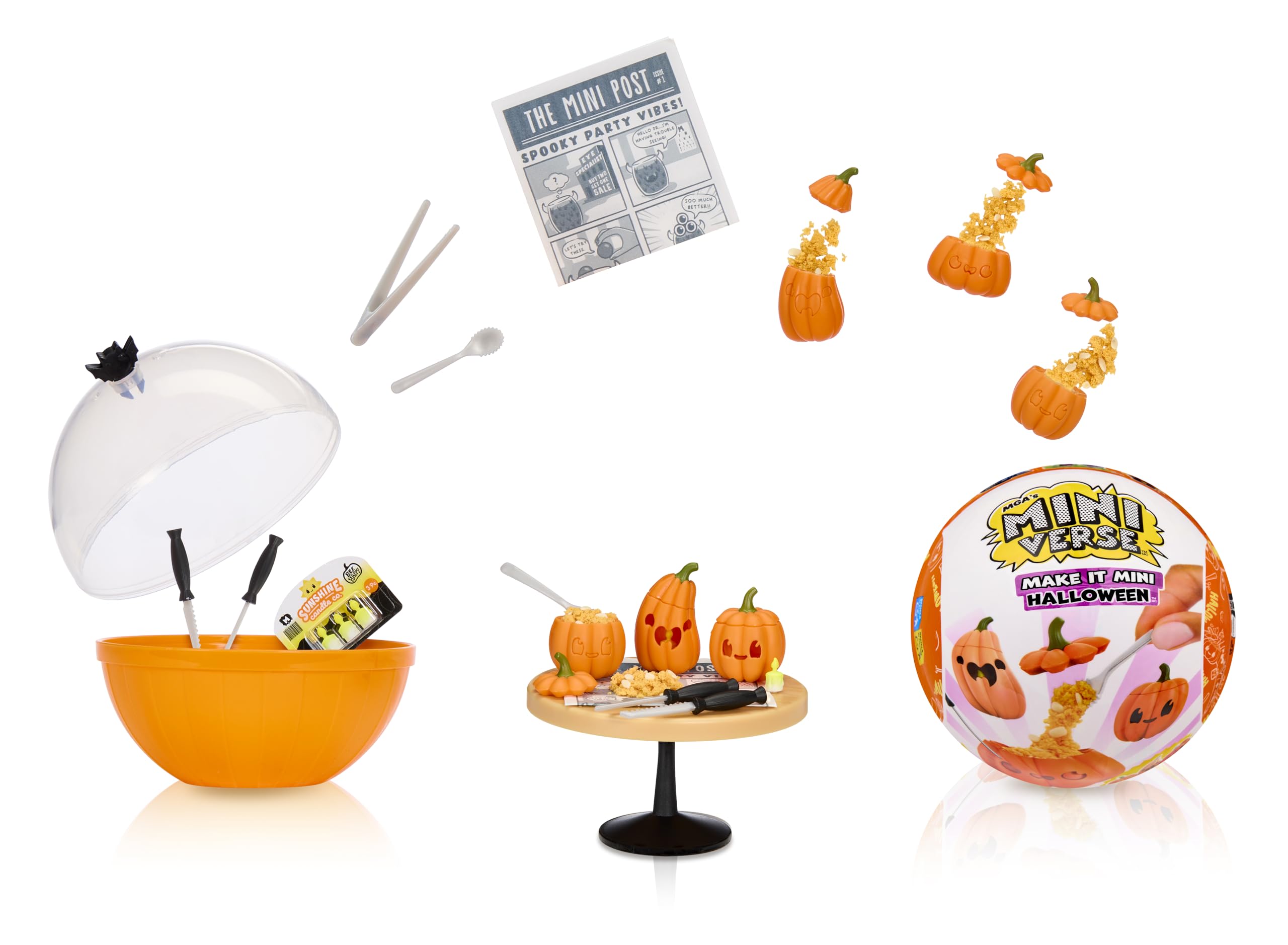MGA's Miniverse Make It Mini Halloween 2025 - Mini-Sammlerstücke, Geheimnisvolle Blindverpackung, Gruseln, Halloween, Kunstharz-Basteln, Lebensmittelnachbildungen, Nicht ESSBAR - Sammler ab 8 Jahre Angebot bei HelloDeals