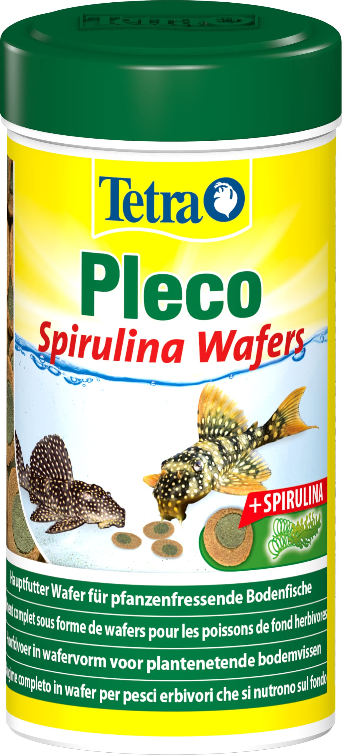 Tetra Pleco Algae Wafers - Fischfutter mit Spirulina-Algen für algenweidende Bodenfische, 250 ml Dose Algae Wafers 250 ml (1er Pack) Angebot bei HelloDeals
