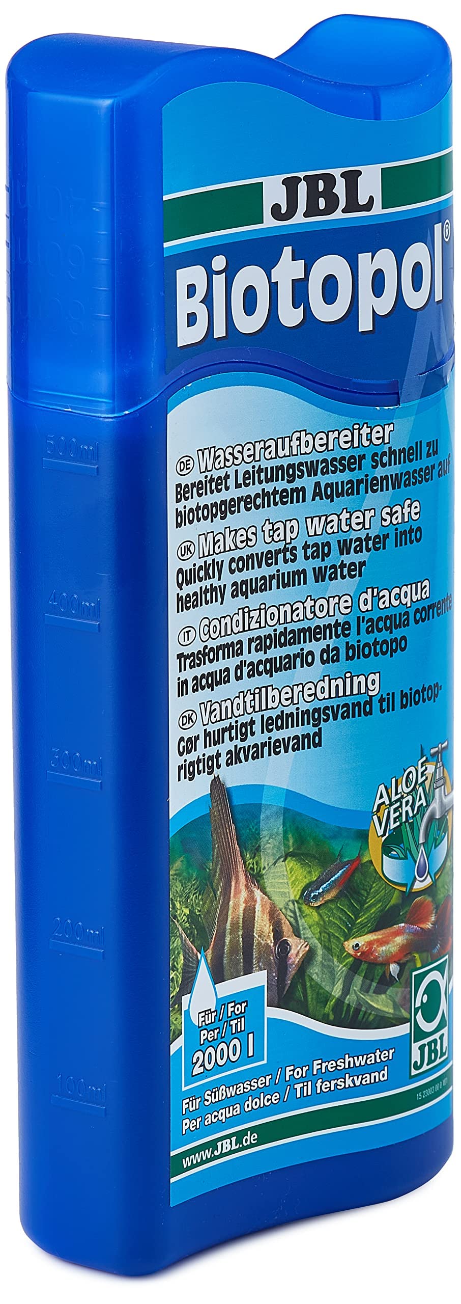 JBL Wasseraufbereiter für Süßwasser Aquarien, 500 ml, Biotopol 23003 500 ml (1er Pack) Für alle Aquarien Angebot bei HelloDeals