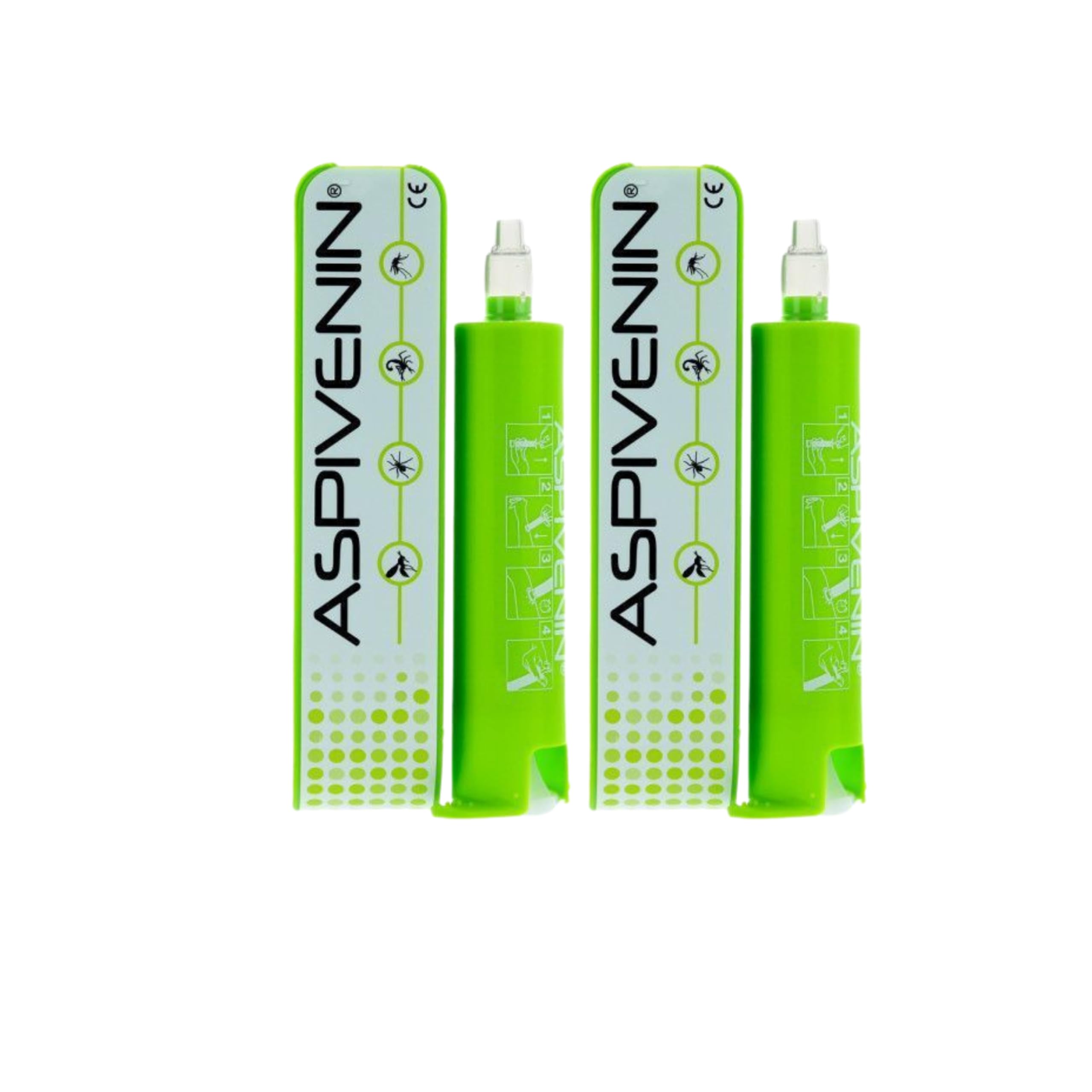 PARAVOSTRA Aspivenin | Giftpumpe | saugt schmerzlos alle Gifte | lindert Schmerzen durch Stiche oder Bisse von giftigen Tieren | Hergestellt in Frankreich | 2 x 1 Stück Angebot bei HelloDeals