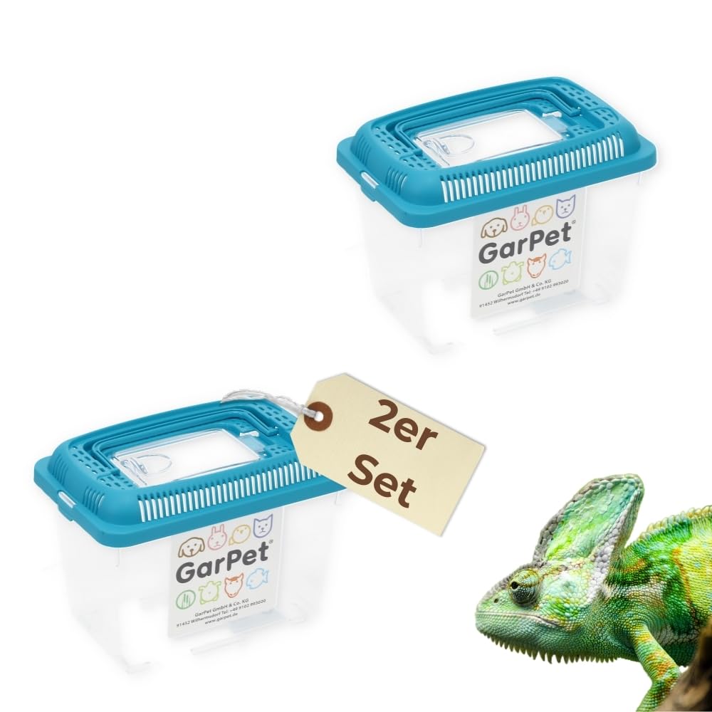 2X Faunabox S Faunarium Transport Quarantäne Box Tierbeobachtung Urzeitkrebse Triops Heimchen Spinnen Insekten Box Kunststoff Angebot bei HelloDeals