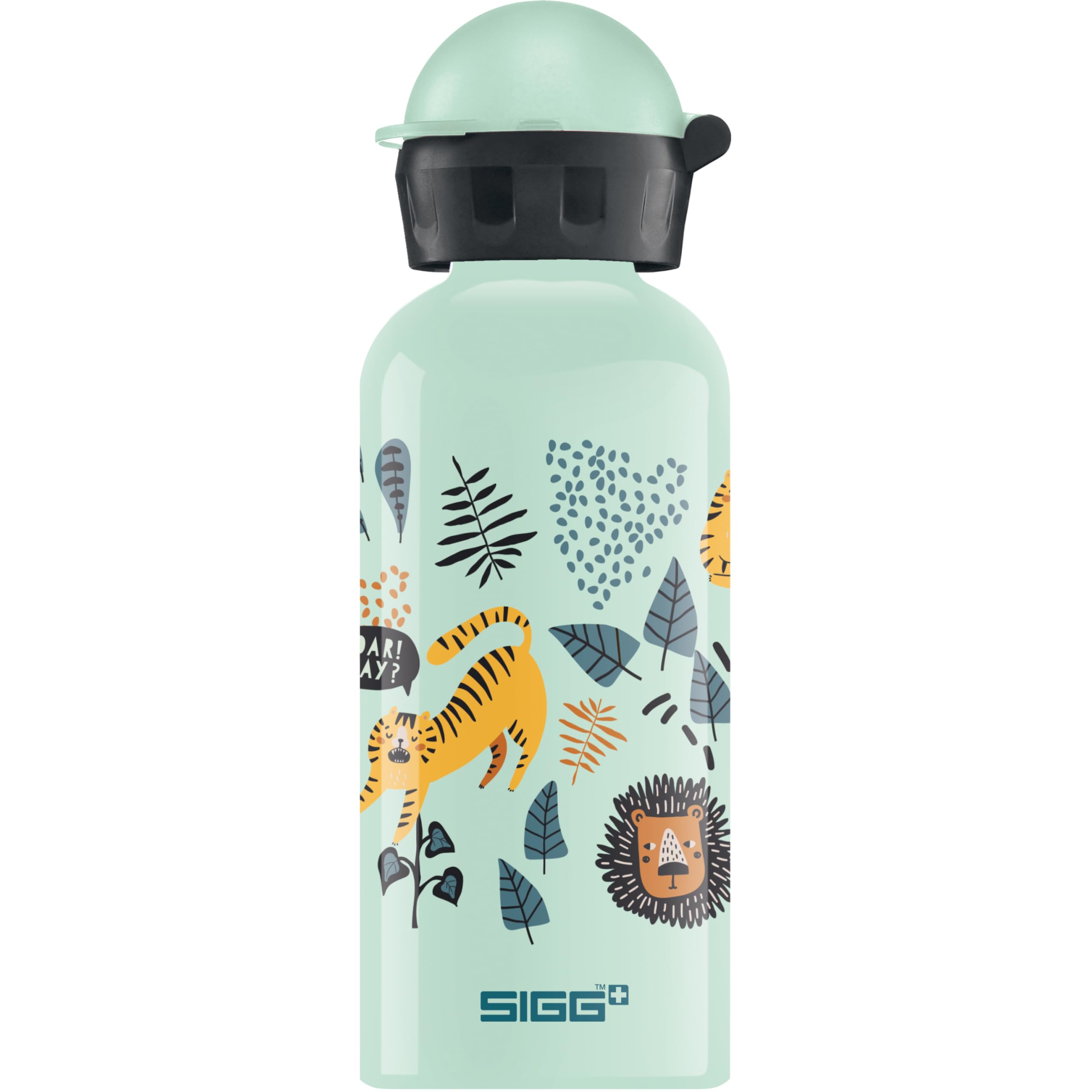 SIGG - Alu Trinkflasche Kinder - KBT - Made in Switzerland - Auslaufsicher & Bruchsicher - Federleicht - BPA-frei - ClimatePartner Zertifiziert - Sport & Schule - 0,4L Classic 1 Jungle Tzz Angebot bei HelloDeals
