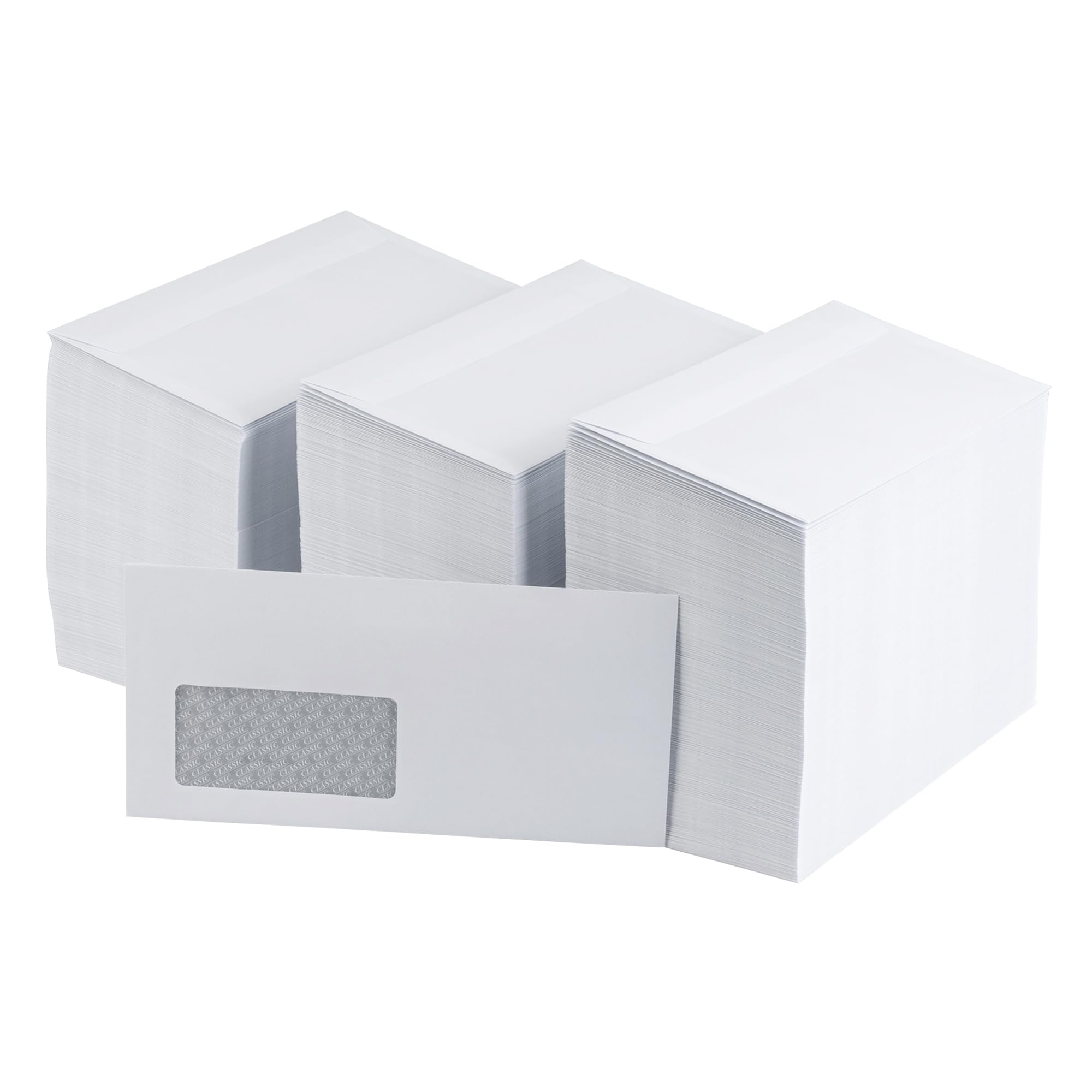 250 Stück Kuverts - Briefumschläge - C5/6 Kuvert mit Fenster - weiß - selbstklebender Haftfix Verschluss - Papierumschläge für Rechnungen, Briefe, Einladungen, Grußkarten C5/6 DIN Lang mit Fenster | 110 x 220 mm 250 Angebot bei HelloDeals