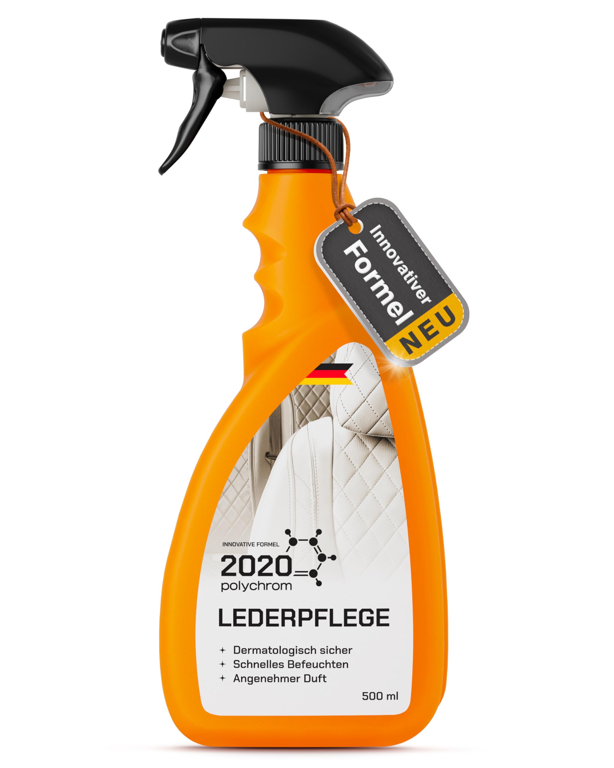 2020 Polychrom Lederpflege Conditioner 500ml – Intensive Auto Lederpflege für Glattleder & Kunstleder in Autos, Motorrädern, Booten & Flugzeugen Angebot bei HelloDeals