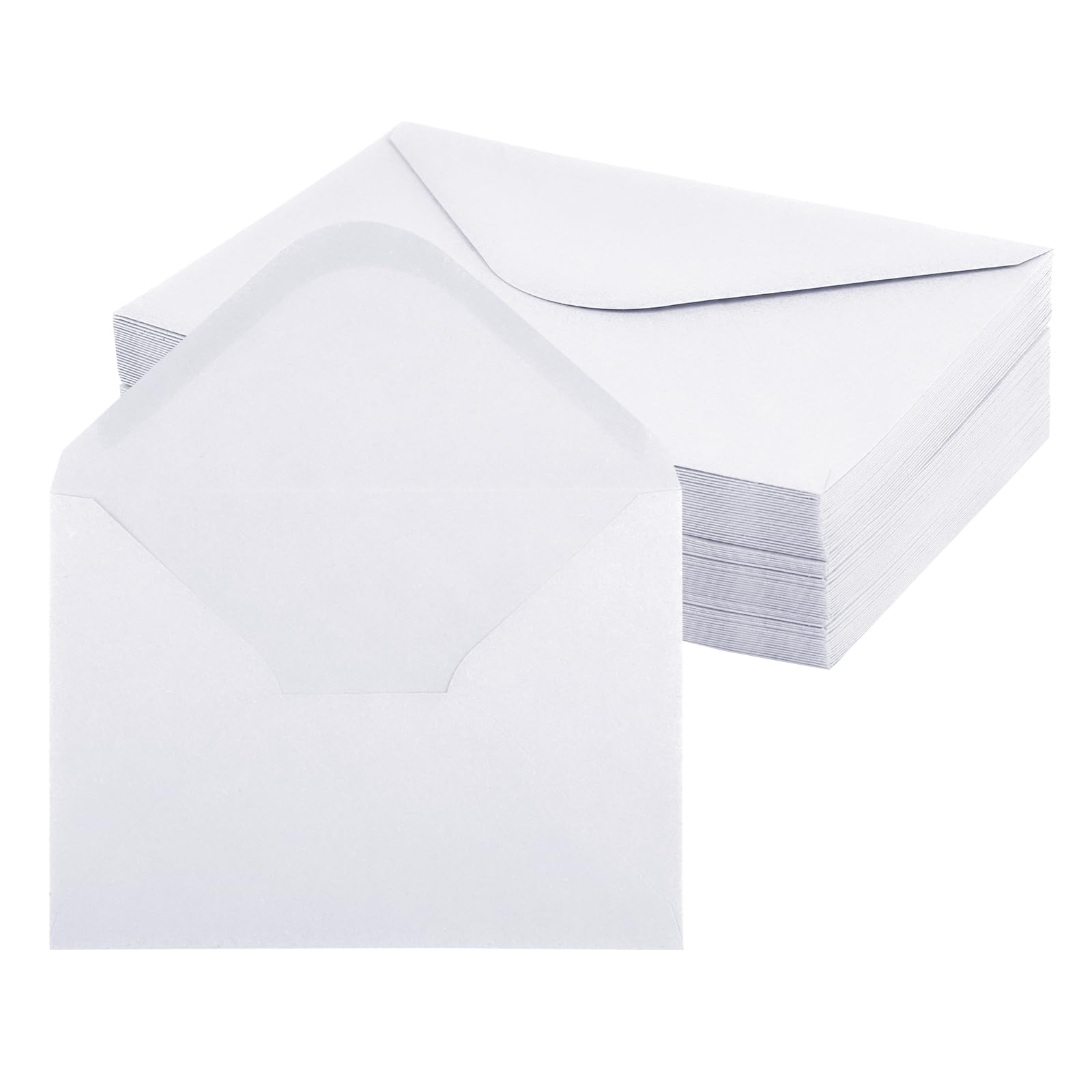 Briefumschläge, 50 Stück Umschläge mit Nassklebung, 120 g/m² Briefumschlag Kuvert für Grußkarten, Hochzeit Einladung, Geburtstagskarten Briefkuvert (Weiß, 12,5 x 17,5cm) 12,5 x 17,5cm Weiß Angebot bei HelloDeals