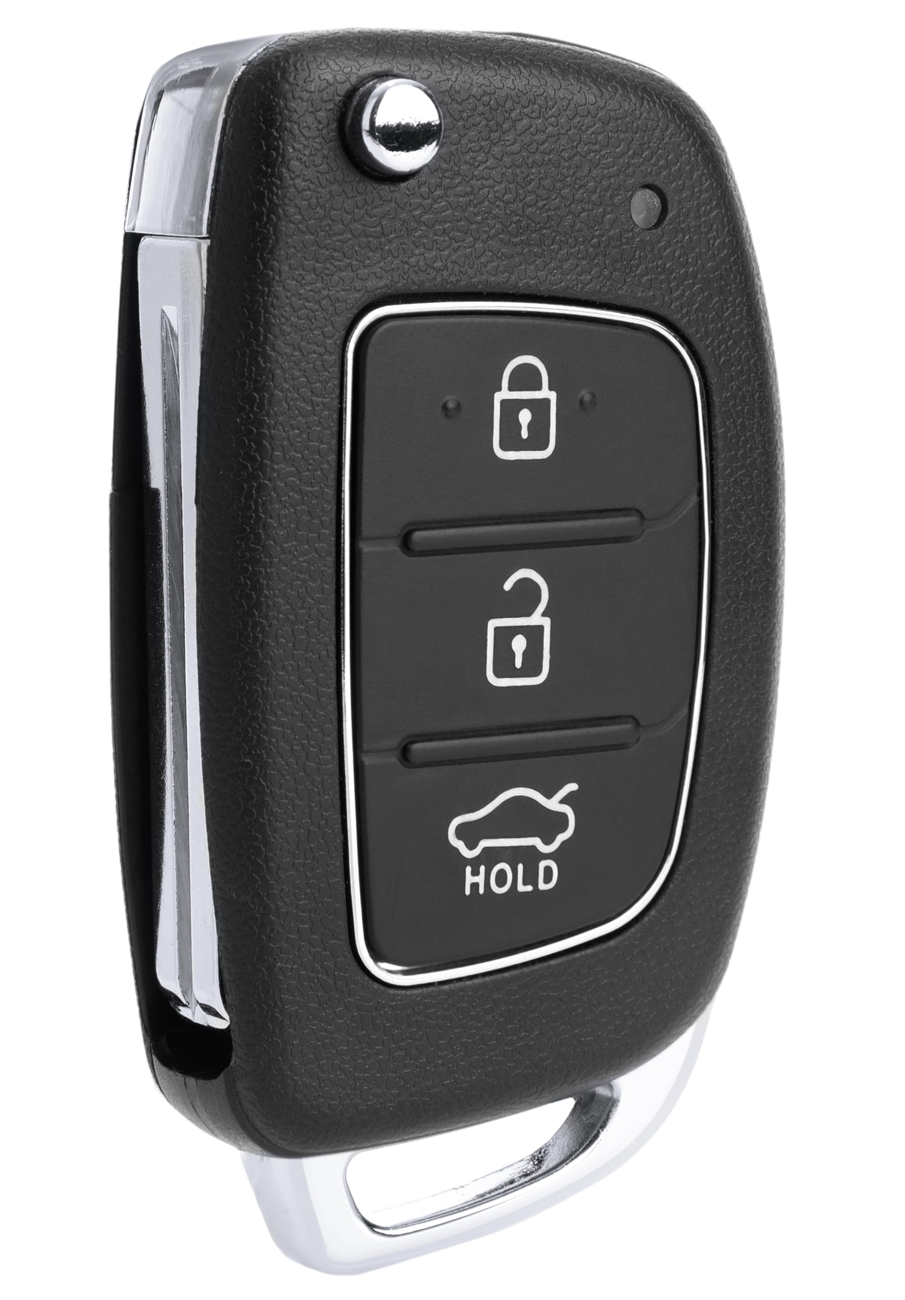 FINTERRY Hyundai Schlüsselgehäuse Ersatz für i10 i20 i30 i40 ix35 Elantra Tucson Santa Fe – 3 Tasten Auto Schlüssel Hülle Klappschlüssel Ersatzgehäuse mit Schlüsselrohling & Fernbedienung Gehäuse Angebot bei HelloDeals