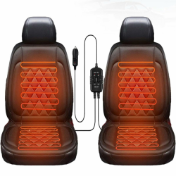 Kosinso 2PCS Sitzkissen für Das Auto, Winter Autositz Auflage mit Voller Rückenlehne Autositzbezüge Passend für Die Meisten Autos Zweisitzer Angebot bei HelloDeals