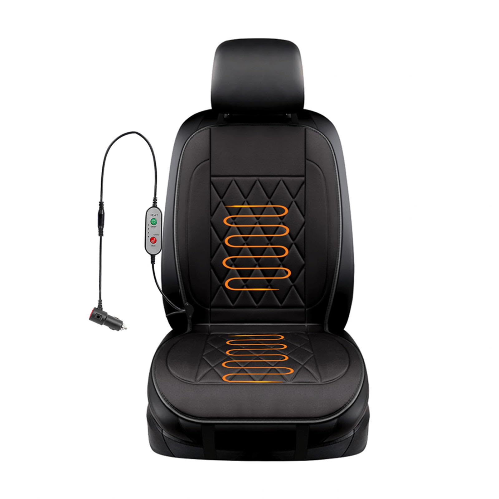 rutschfest Warm 𝐒𝐢𝐭𝐳𝐤𝐢𝐬𝐬𝐞𝐧 Abnehmbar Ergonomisch Es ist das wärmste Geschenk für Autofahrer im Winter Autositzheizung Angebot bei HelloDeals