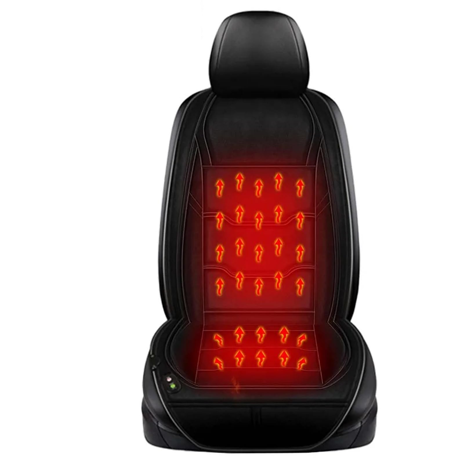 2025 Neues Upgrade Sitzauflage Auto - Winter Autositze Sitzkissen Fahrersitz Bequemer Sitzauflage Auto für Auto Erwachsene LKW,SUV Oder Transporter Auto Geeignet (Schwarzer Einsitzer) Angebot bei HelloDeals