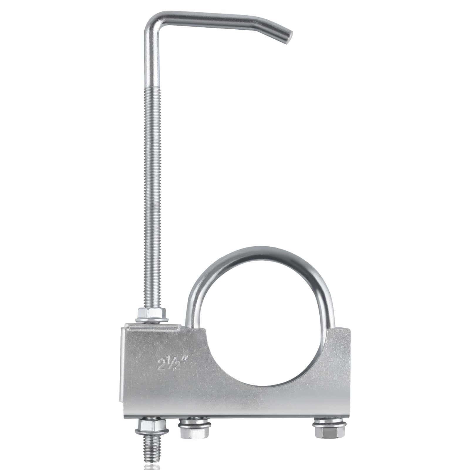 SPEEDWOX 2.5 Zoll Universal Auspuffschelle Auspuffschelle mit Aufhänger Endschalldämpferaufhänger Universal Auspuffaufhänger Auspuffanlage Aufhänger passend für 2.5“ Auspuffrohr für PKW LKW Angebot bei HelloDeals