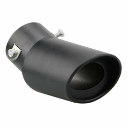 MOCNT Auto Auspuff Endrohr Edelstahl Auspuffblende Endrohr Schalldämpfer Auspuffrohr Universell Auspuffspitze Einzelne Auslass Auspuffendrohr Biegen Schwarz 63mm Schwarz Einzelauslass Biegung Angebot bei HelloDeals