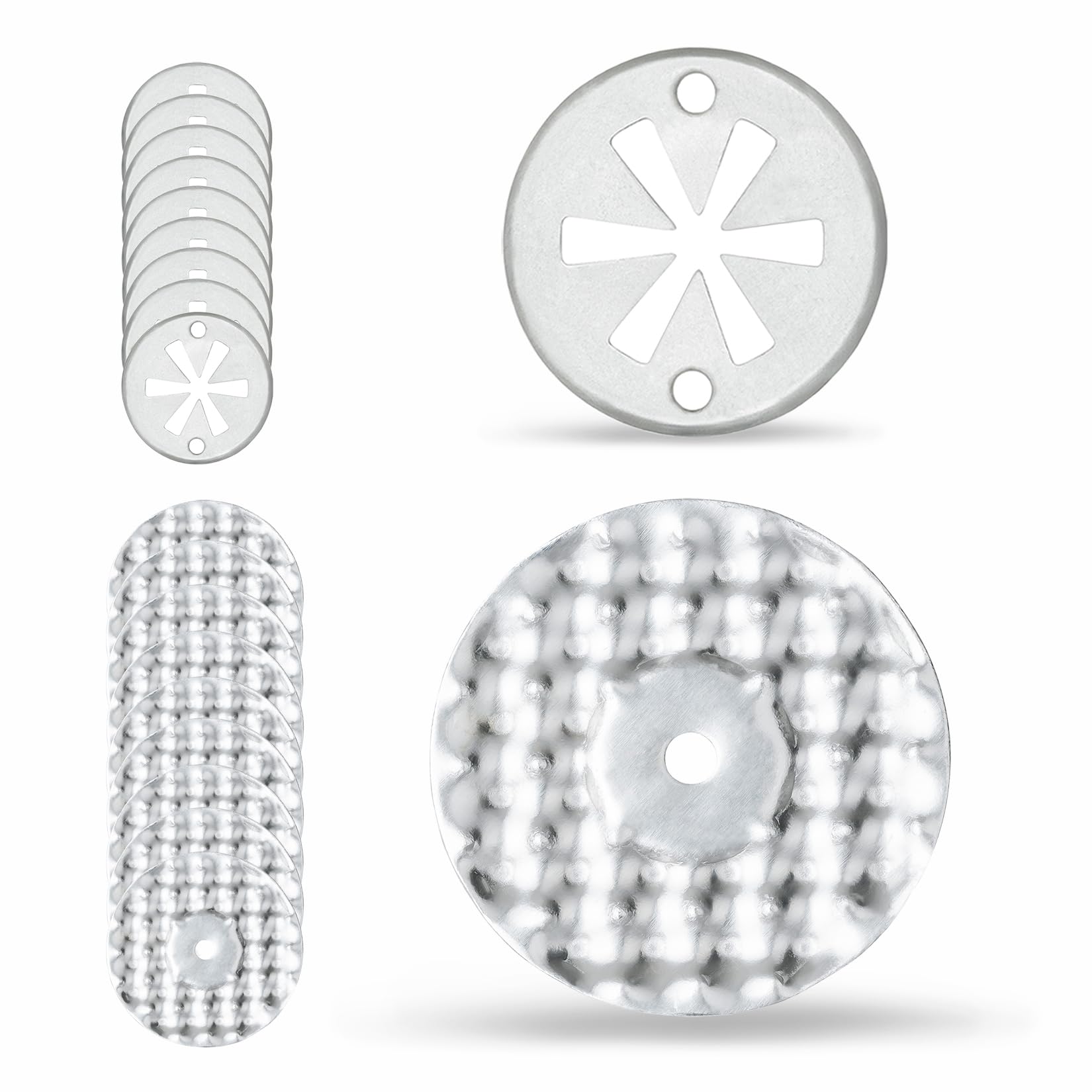 10 Sets Hitzeschutzblech Reparatursatz Auto Hitzeschutz Clips Hitzeblech Auspuff Befestigung mit Klemmscheiben Metall Klammern Reparatur Set kompatibel mit VW, kompatibel mit Audi, kompatibel mit Seat Angebot bei HelloDeals