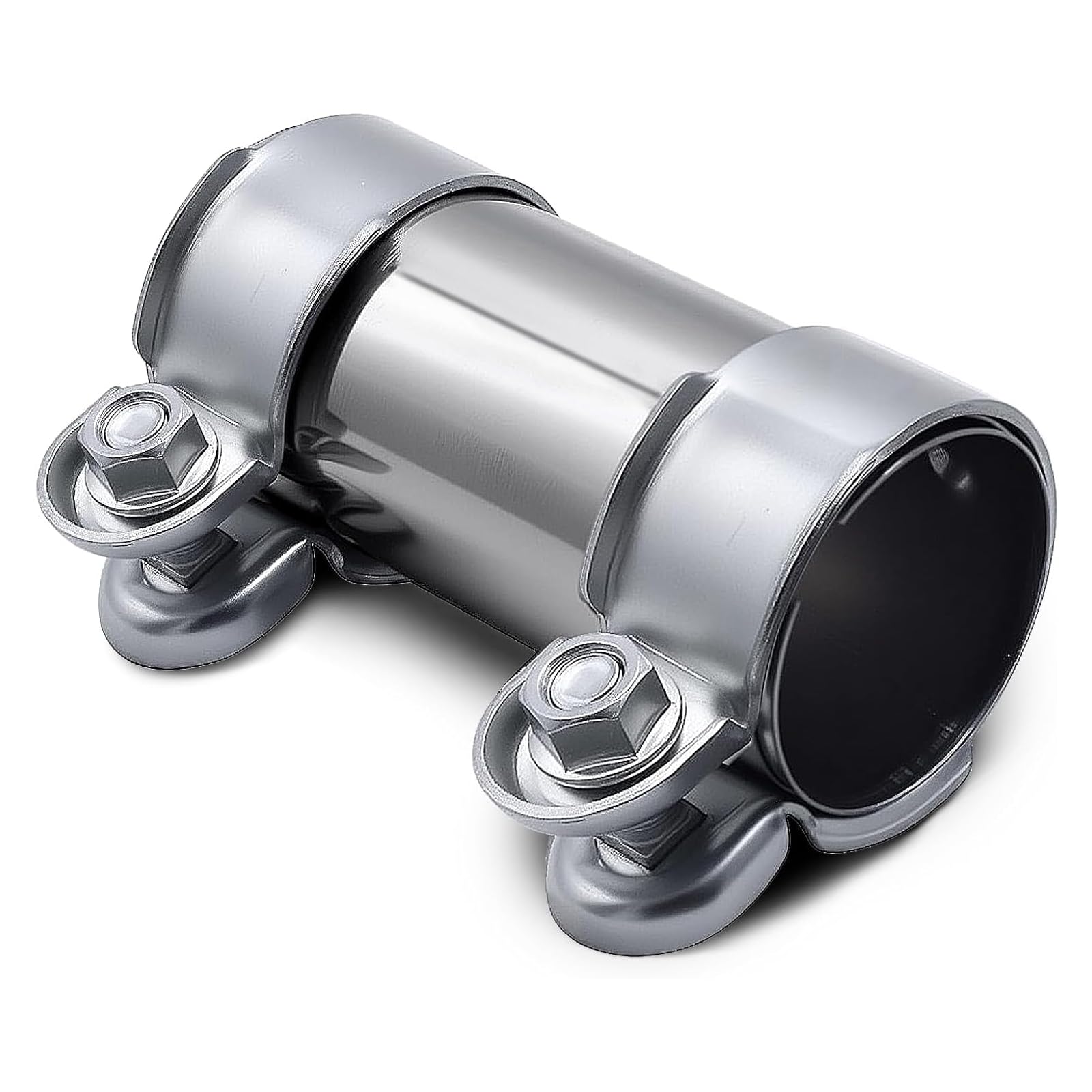Auspuffschelle Edelstahl Rohrverbinder Ø 55 mm x 125 mm Doppelschelle Auspuffschelle Auspuff Schelle Rohrverbinder Auspuff Schellen Universal für Auspuffrohr mit 55 mm Durchmesser Angebot bei HelloDeals