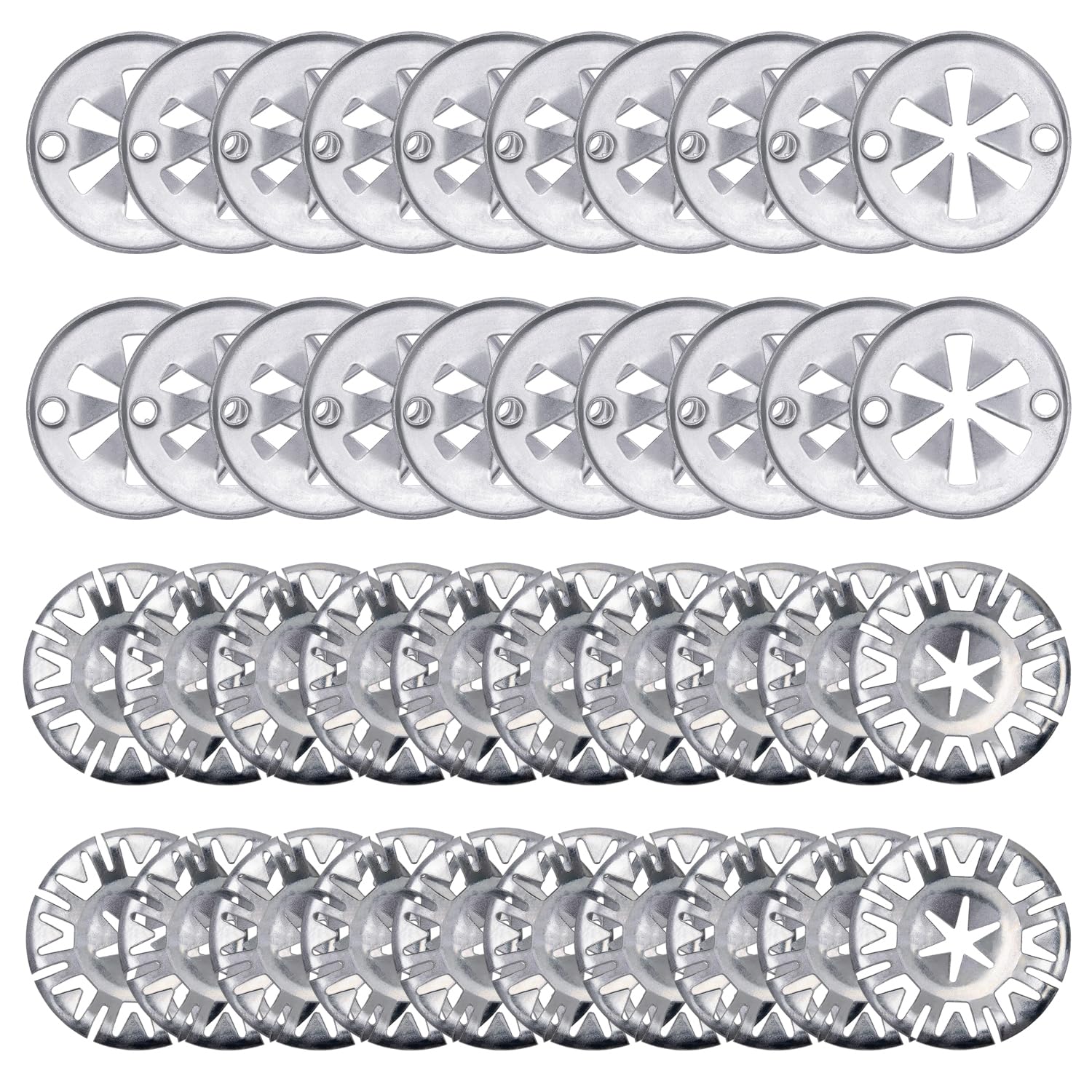 Xynovate 40 PCS Klemmscheiben, 30mm Hitzeschutzblech Reparatursatz, Metall Star Befestigung Hitzeblech, zur Befestigung von Clips Hitzeschildern Unter der Haube für VW, Verschiedene Autos Angebot bei HelloDeals