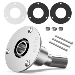 HZJD Durch Rumpf Auspuff Hautanpassung, 24mm Edelstahl 316, für Diesel Standheizungen Angled Angebot bei HelloDeals