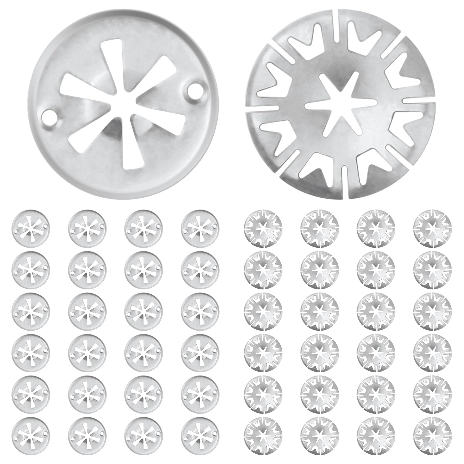 MirraSwit 50 Stück Klemmscheiben Hitzeschutzblech, Befestigung Hitzeblech Sicherungsscheiben, Hitzeschutzblech Reparatursatz Auto, Hitzeschutzblech Auspuff für Verschiedene Autosos Angebot bei HelloDeals