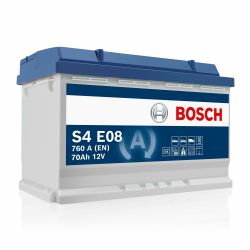 Bosch S4E08 Autobatterie 70 Ah - 760 A - 12 V, EFB Blei-Säure-Batterie für Fahrzeuge mit Start-Stopp-Automatik - Polarität: links - rechts +, 278 x 175 x 190 mm Einzigartig Angebot bei HelloDeals