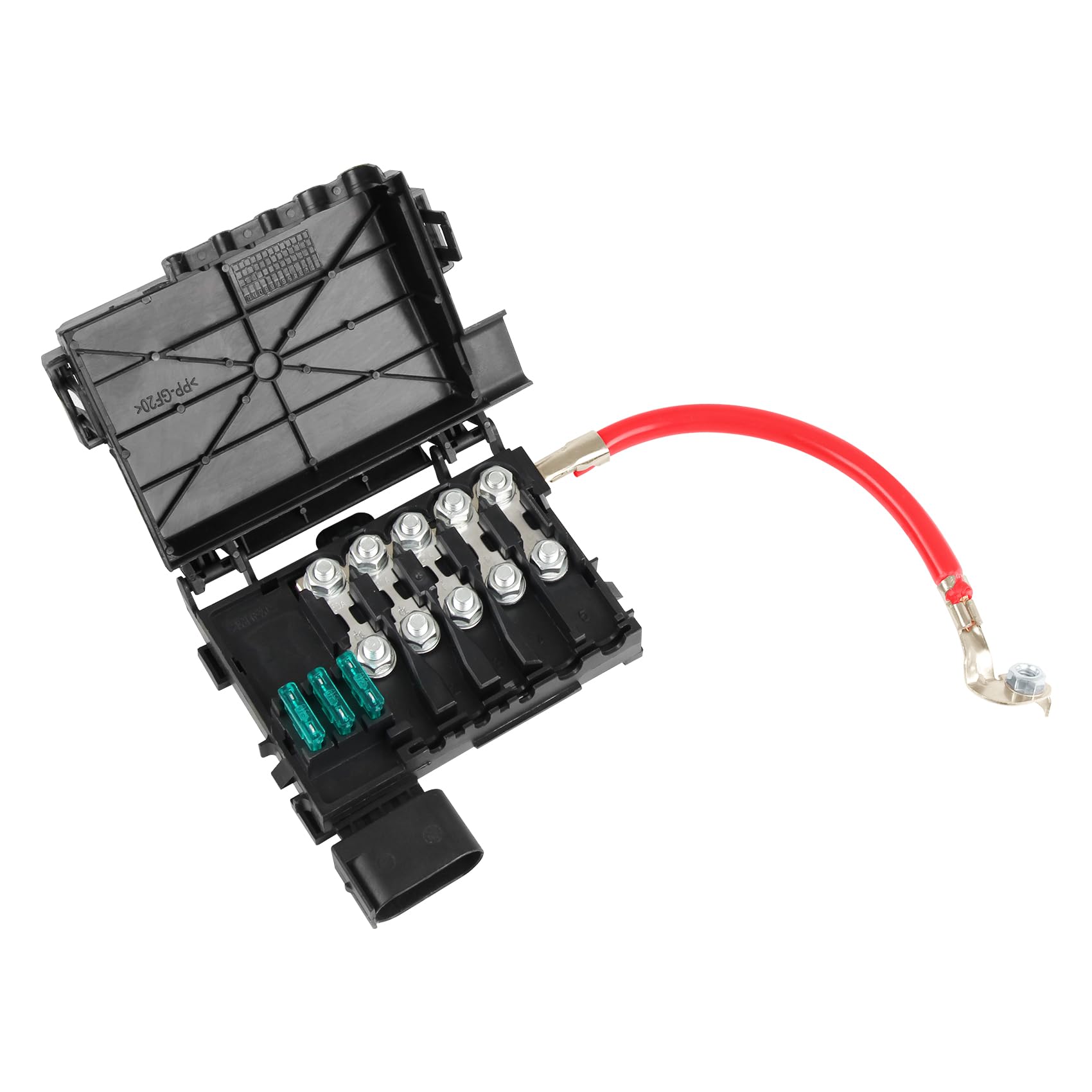 Godimg 1J0937550A 1J0937617D Sicherungskasten Batterieklemme,Batteriesicherungskasten für J-etta G-olf Mk4 K-äfer Angebot bei HelloDeals