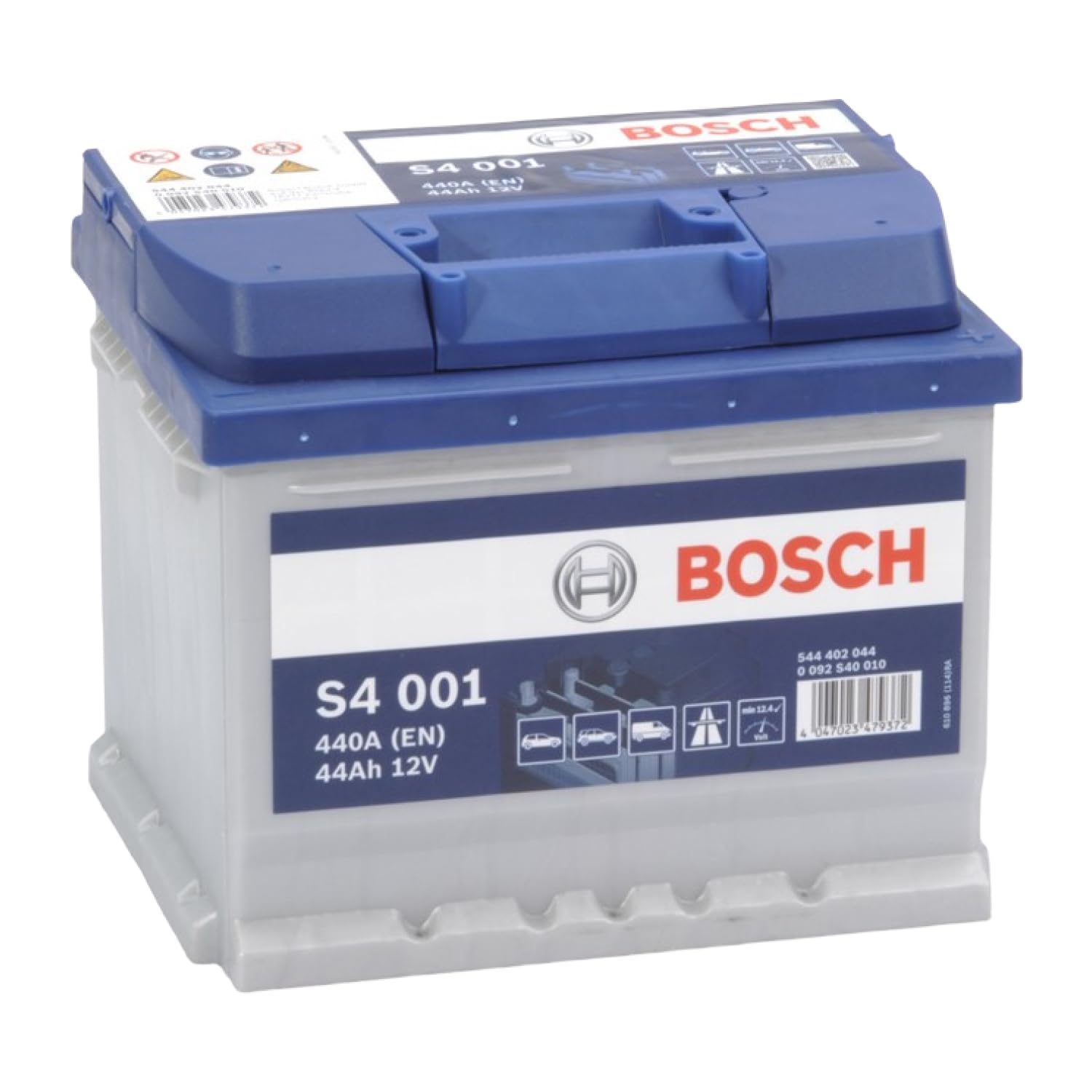 Bosch S4 001 Autobatterie 44 Ah - 440 A - 12 V, Blei-Säure-Batterie für Fahrzeuge ohne Start-Stopp-Automatik - Polarität: links - rechts +, 207 x 175 x 175 mm Single Angebot bei HelloDeals