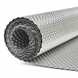 AggSound 1Rolle 100 * 40cm geprägt Hitzeschutzblech aus Aluminium, hitzebeständiges Hitzeschild/Isolierung/Schutzplatte für Auto, mit 20pcs Edelstahl Spannbänder 30cm 100×40cm Angebot bei HelloDeals