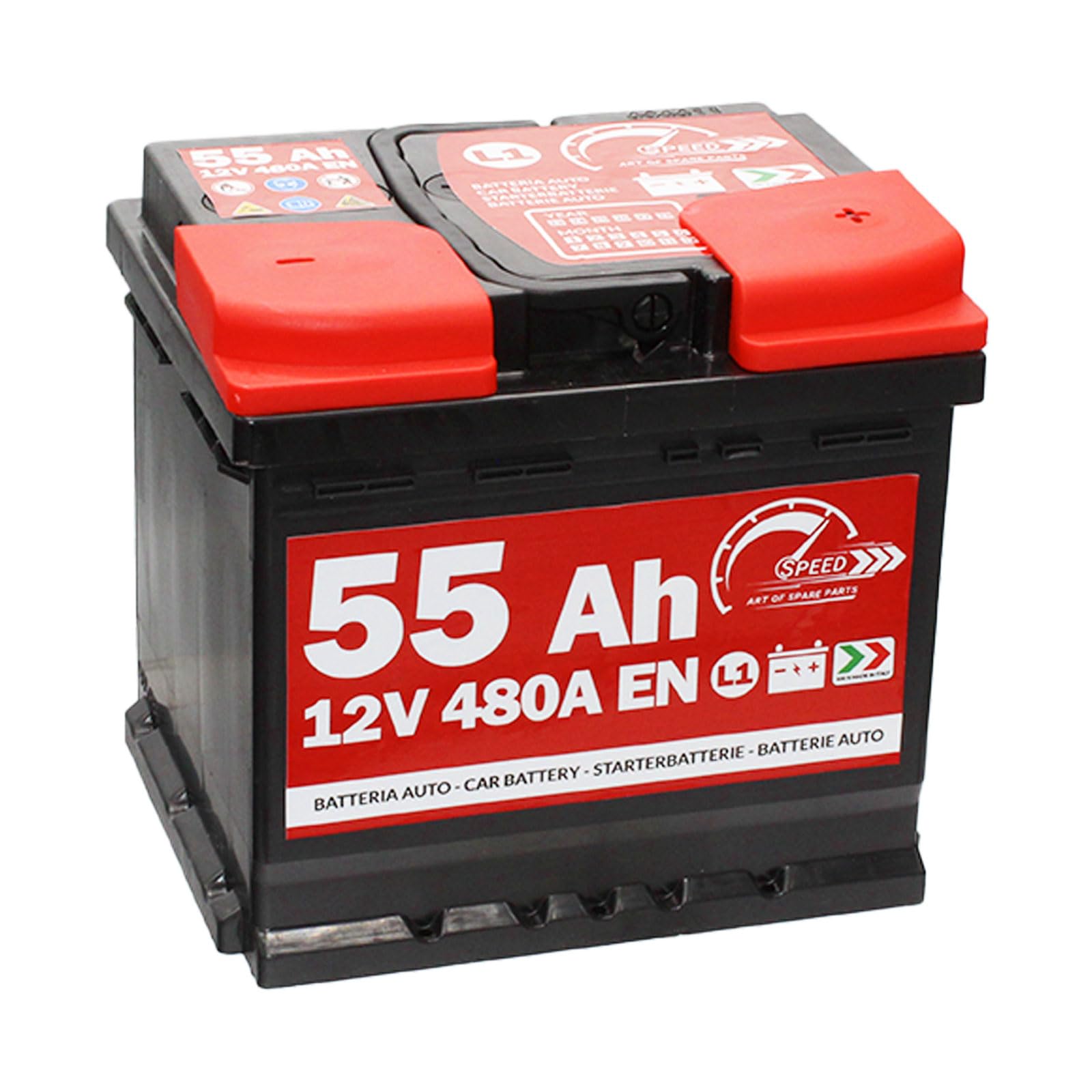 AUTOBATTERIE SPEED L155 ORIGINAL - 12V 55AH 480A EN Angebot bei HelloDeals