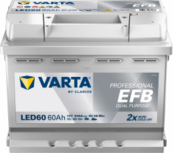 Batterie Varta Professional Dual Purpose EFB LED 60 12V 60AH 680 AMPS Angebot bei HelloDeals