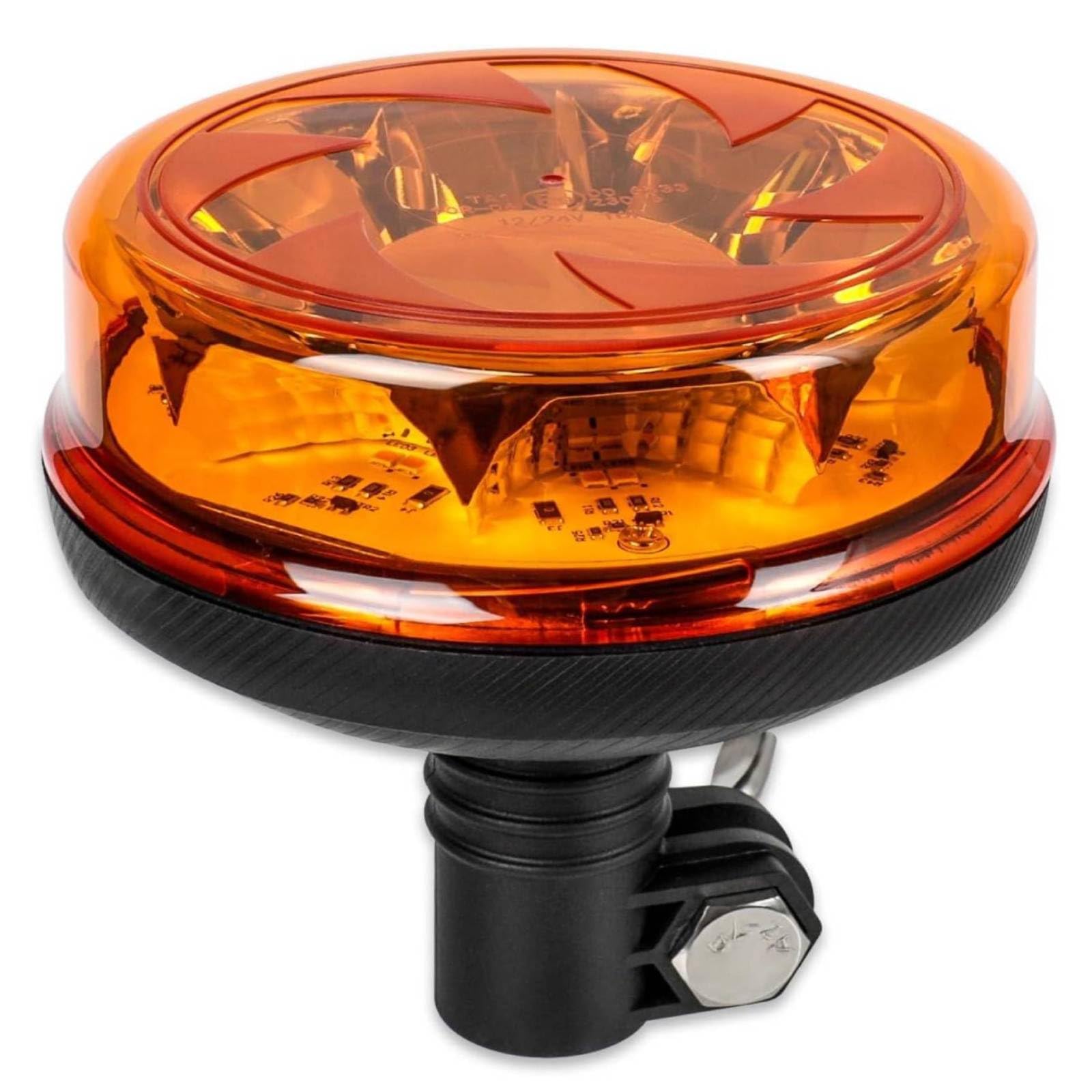 AUTOXBERT LED Rundumleuchte Warnleuchte, 4 Blinkende und 2 Rotierende Muster 12V 24V Orange für Landwirtschaftliche Anhänger Auto Traktor LKW PKW Schulbusse Nutzfahrzeuge Bagger Angebot bei HelloDeals