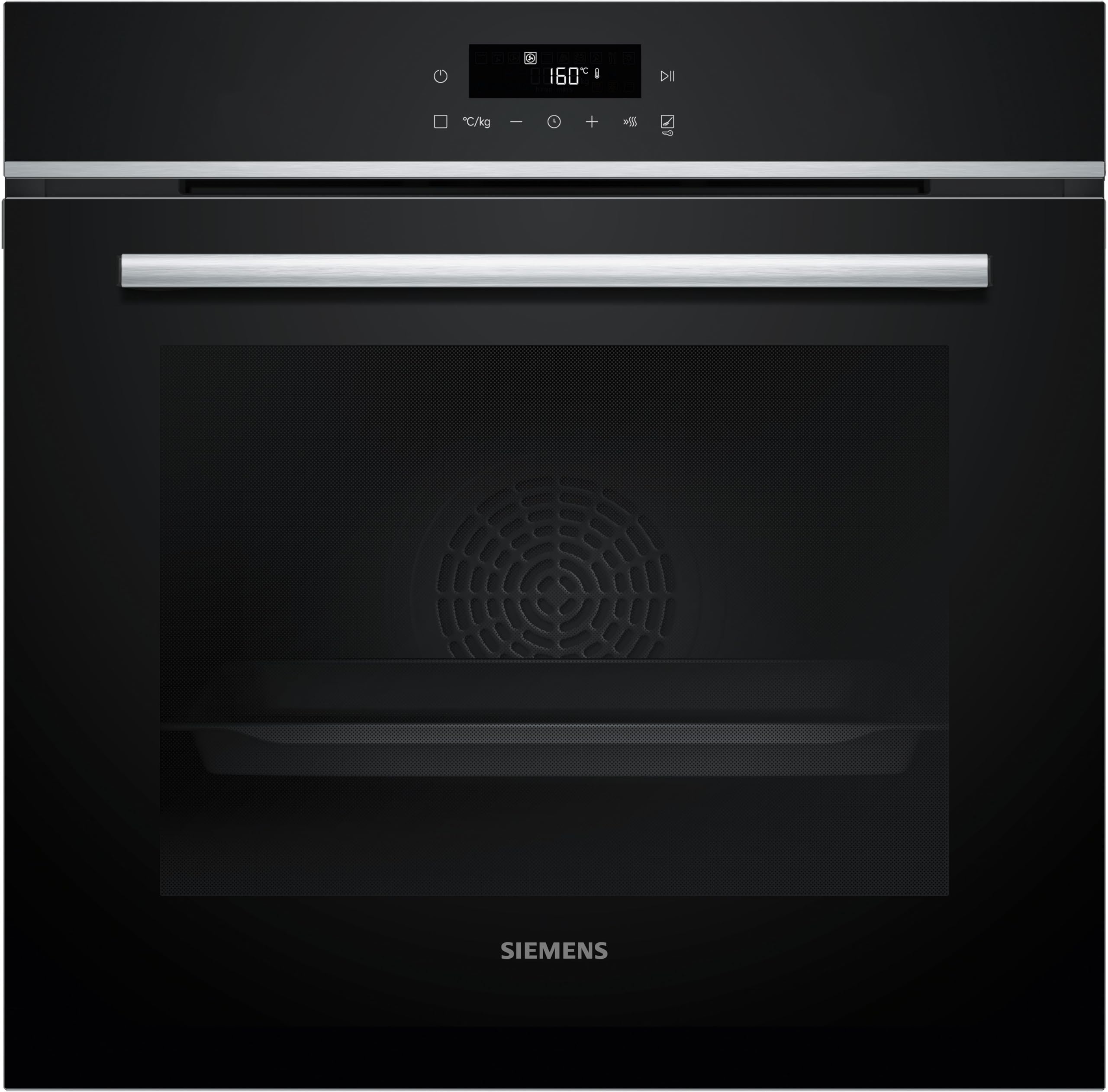 Siemens HB572ABS3, iQ300, Einbau-Backofen 60 x 60 cm, Air Fry, activeClean Pyrolyse Selbstreinung, LED-Touchbedienung, 3D Heißluft, Schnellaufheizung, cookControl10 Automatikprogramme, Edelstahl IQ300 AirFry mode Angebot bei HelloDeals