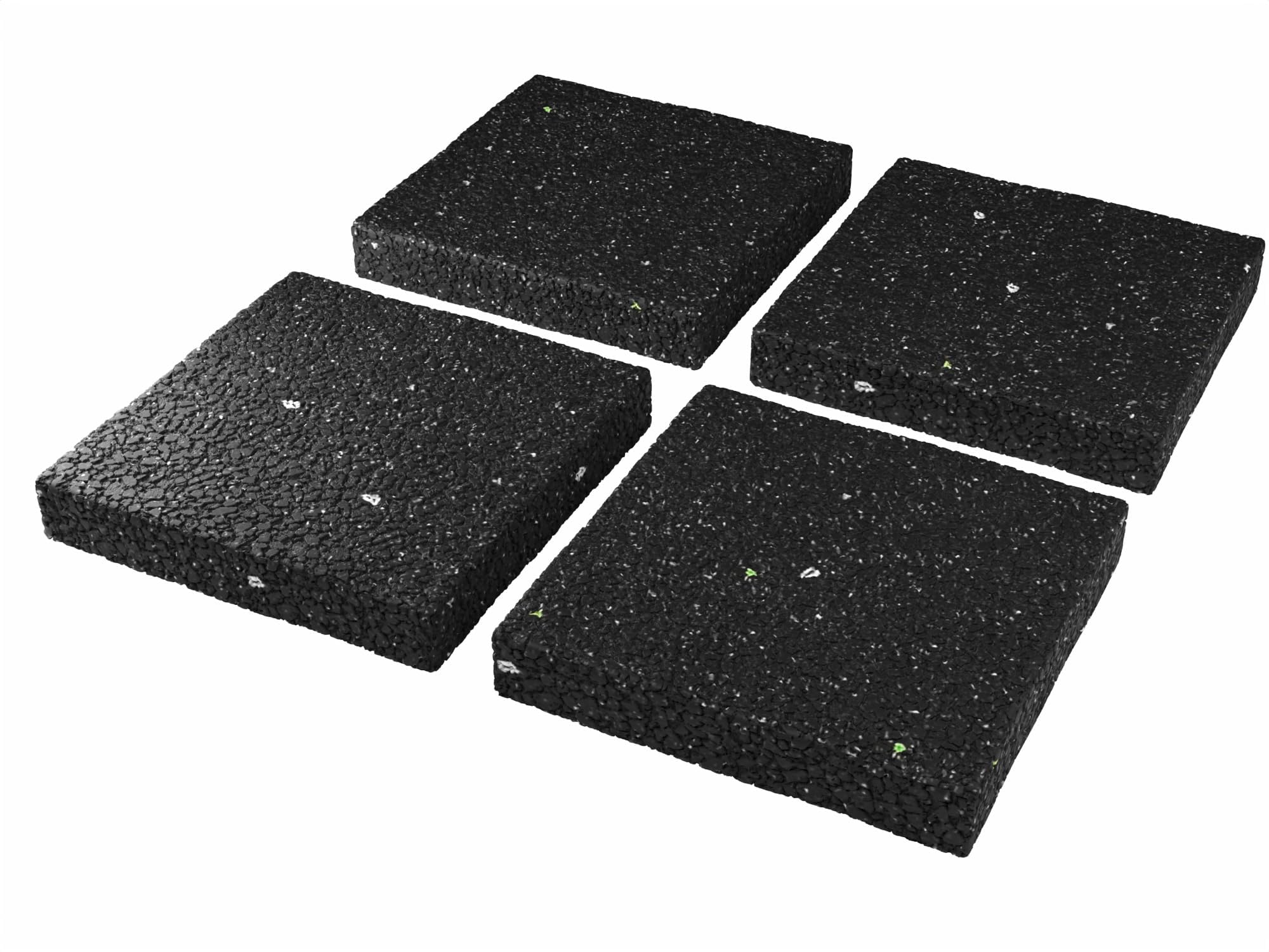 Waschmaschinenunterlage Pads 4 STÜCK 9x9x1 cm - Gummipads Anti Vibrationsdämpfer für Trockner Möbel und Schränke - Lautsprecher Schallschutzmatte - PREMIUM Unterlegscheiben Matte - MADE IN GERMANY 4er Set - 10 mm Angebot bei HelloDeals