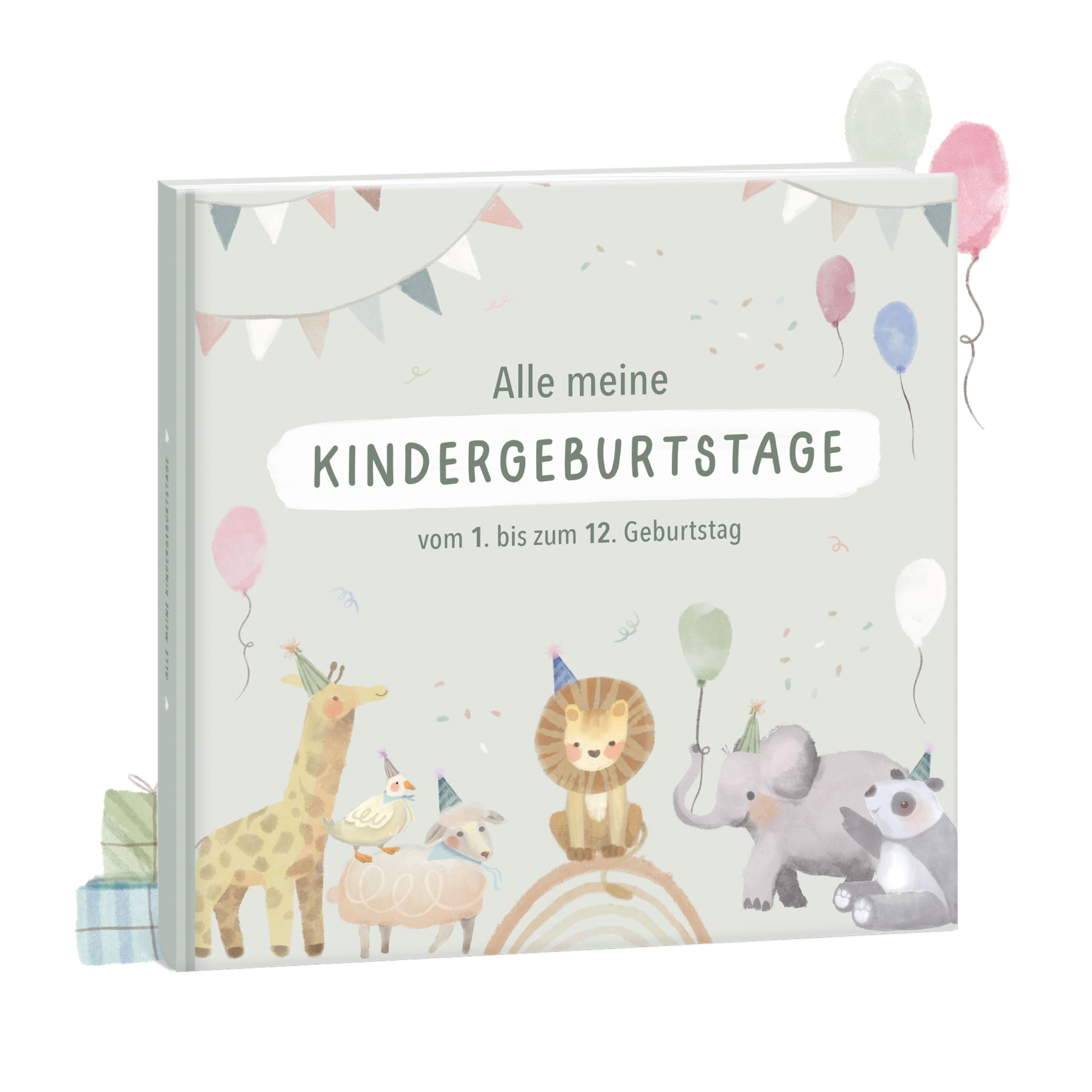 Mintkind Fotoalbum Kinder Salbei – Erinnerungsbuch Kindergeburtstag mit Ausfüllseiten – Erinnerungsalbum 1 bis 12 Jahre – Geschenk zur Geburt für Jungen & Mädchen Angebot bei HelloDeals