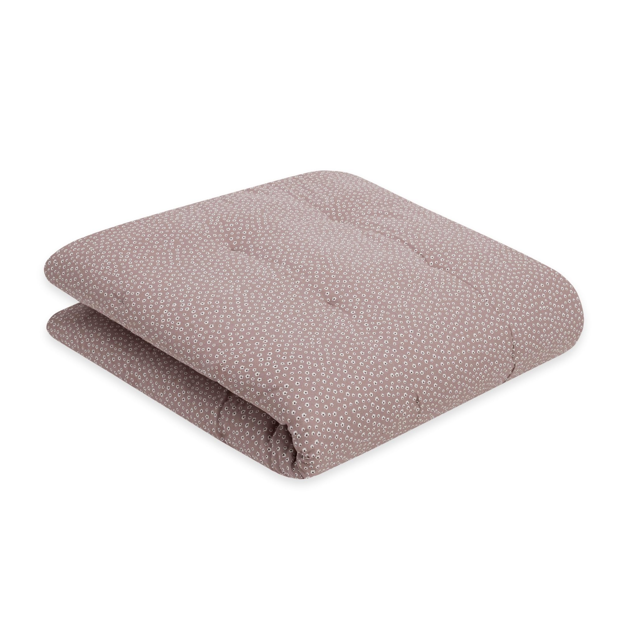 emma & noah Krabbeldecke Baby, Groß und Gepolstert, Bio-Baumwolle, Oeko-TEX Zertifiziert, Babydecke, Weiche Spieldecke & Laufgittereinlage für Jungen & Mädchen (Blume Berry, 120x120) Blume Berry 120x120 Angebot bei HelloDeals