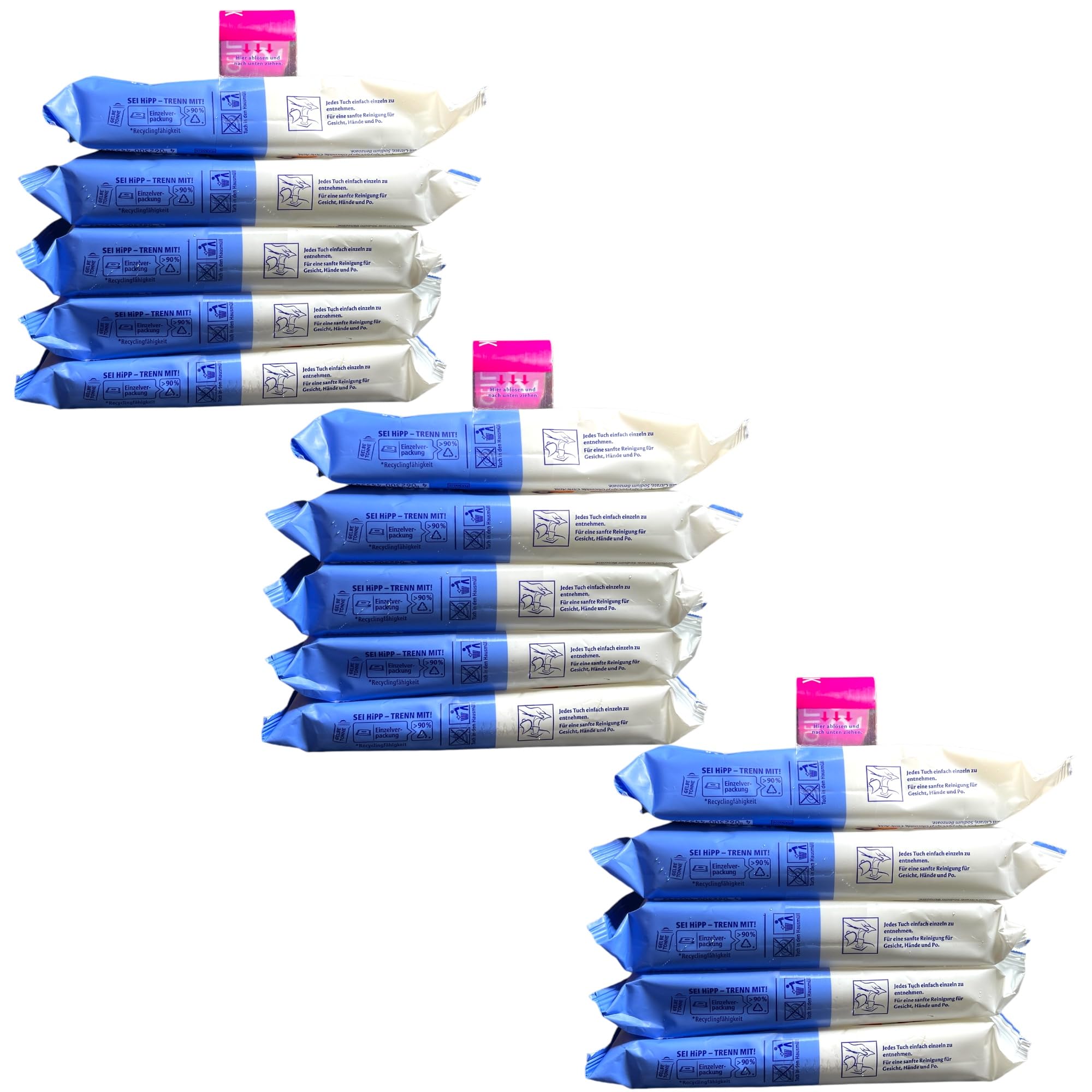 HiPP Babysanft Feuchttücher Ultra Sensitiv, 720 Stück (3er Pack mit je 5 x 48 Tücher), 99% Wasser, 0% Parfum, 0% Mikroplastik 720 Stück (3er Pack) Angebot bei HelloDeals