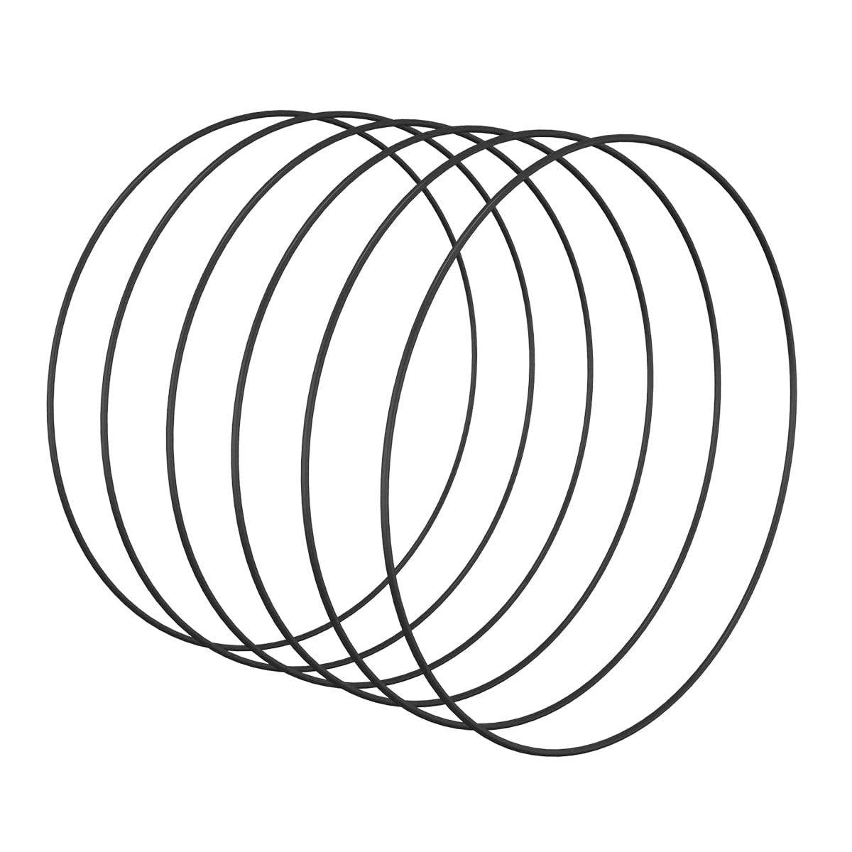 Worown 6 Stück 30cm Metallringe zum Basteln, Schwarz Metallring, Deko Ringe zum aufhängen für die Herstellung von Hochzeitskranzdekor und Wandbehang 30 cm Angebot bei HelloDeals