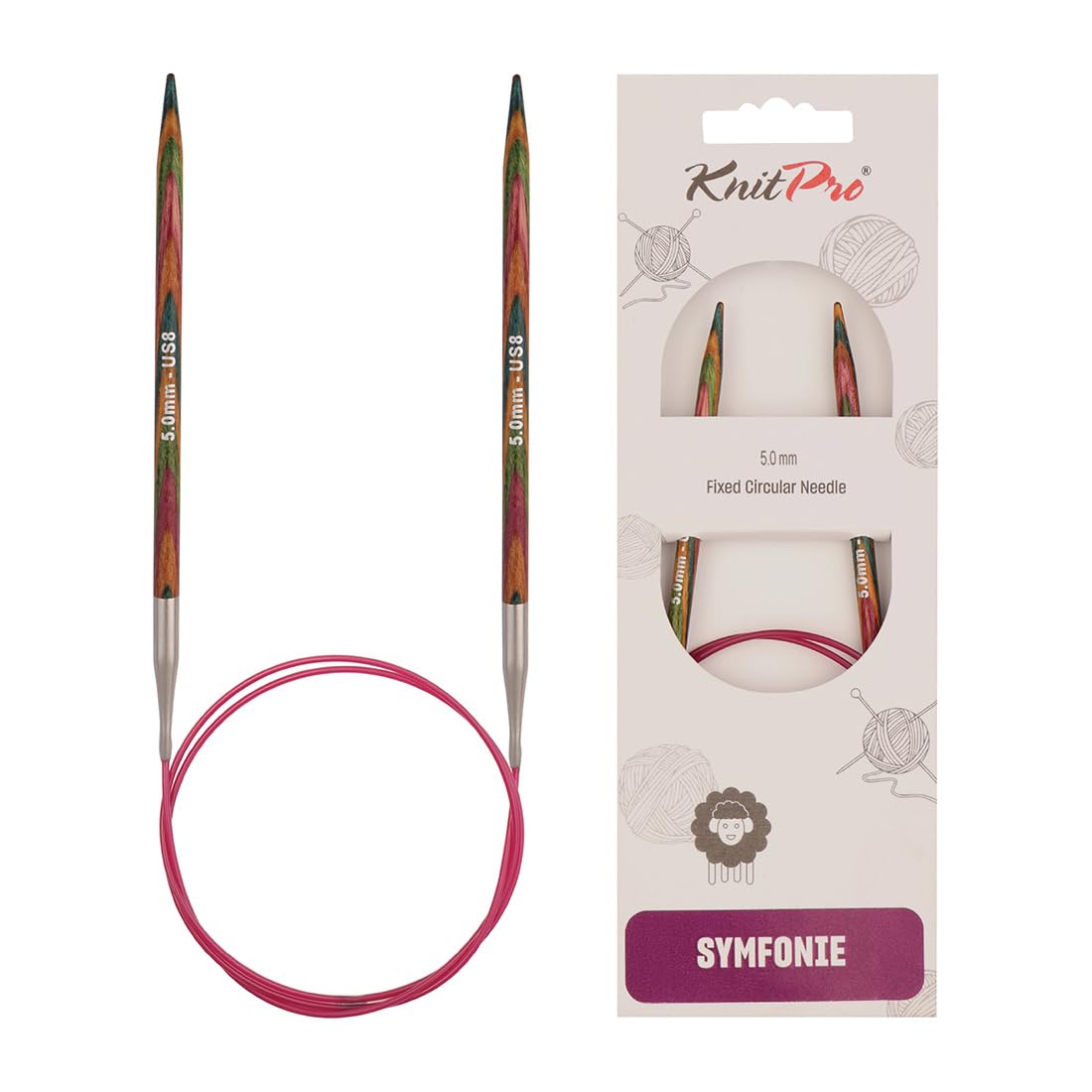 KnitPro Symfonie Rundstricknadeln 32" (80cm) | 5mm Angebot bei HelloDeals