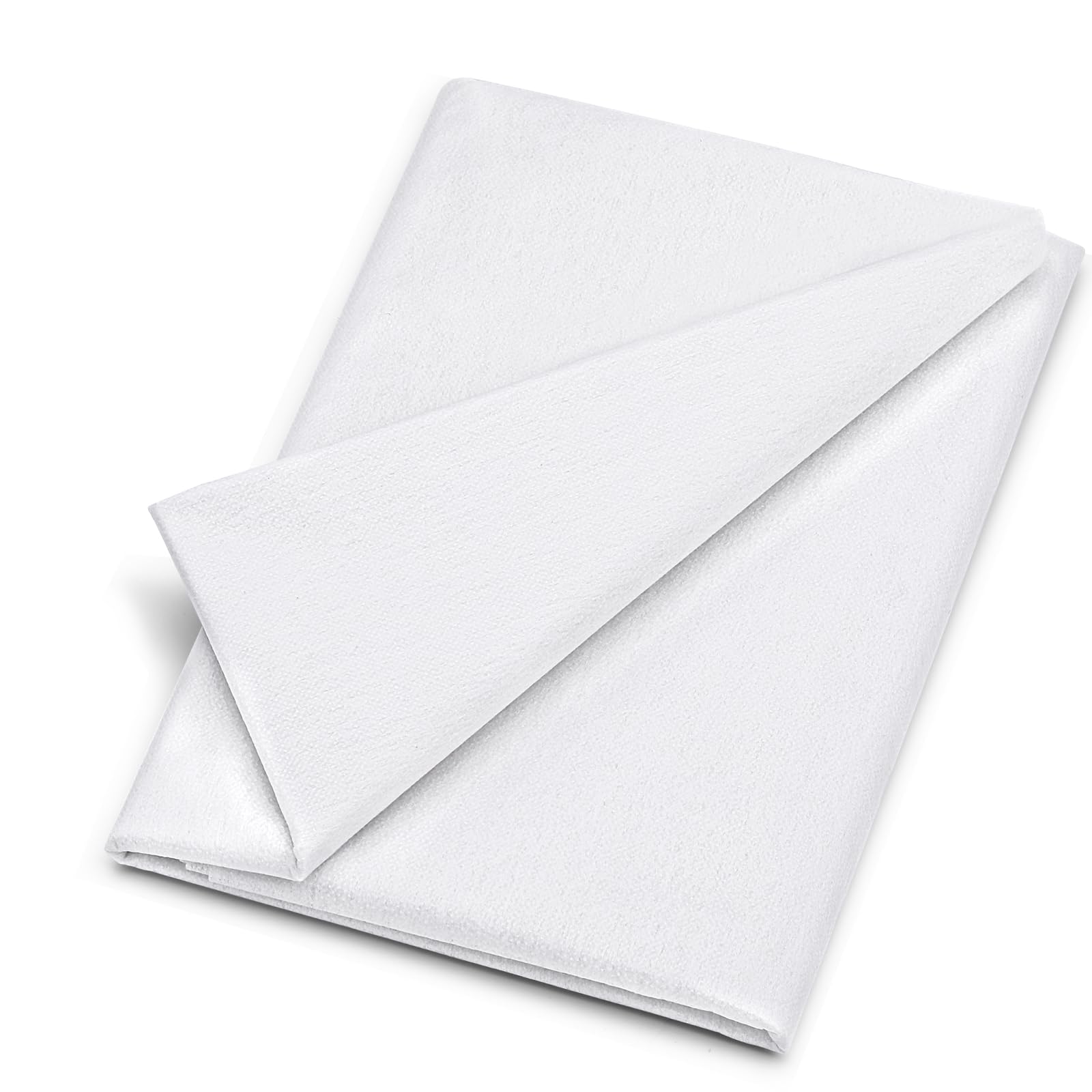 Wamkon 100 x 200 cm breit Bügelvlies, Weiß aufbügelbare Vlies Einlagestoff in Leichter Stärke (30g/m²) zum Nähen, Quilten, Basteln, Schneidern Weiß leicht 100*200 cm Angebot bei HelloDeals