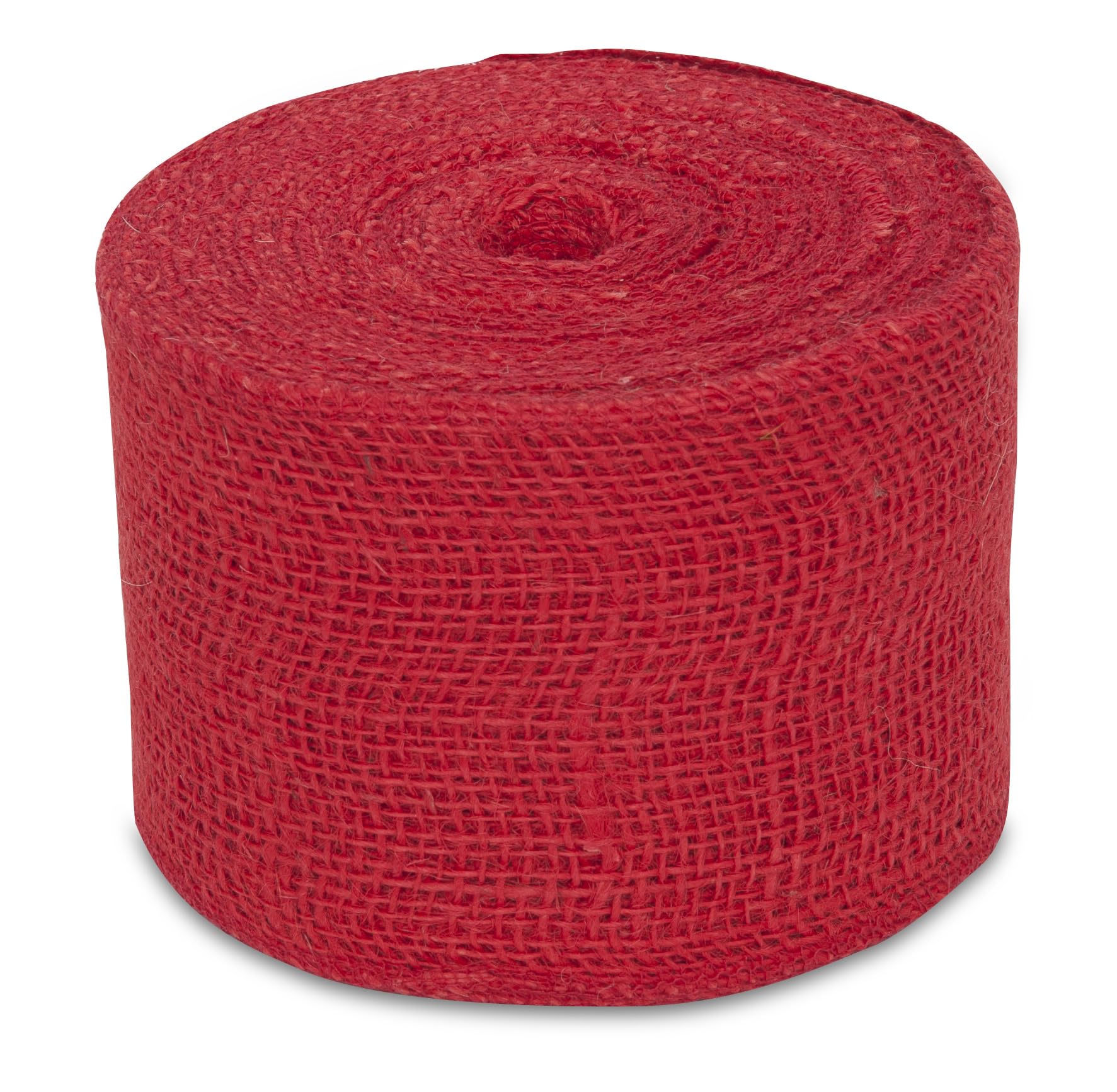 Jute-Wickelstreifen 10cm x 25m rot Rot Single Angebot bei HelloDeals