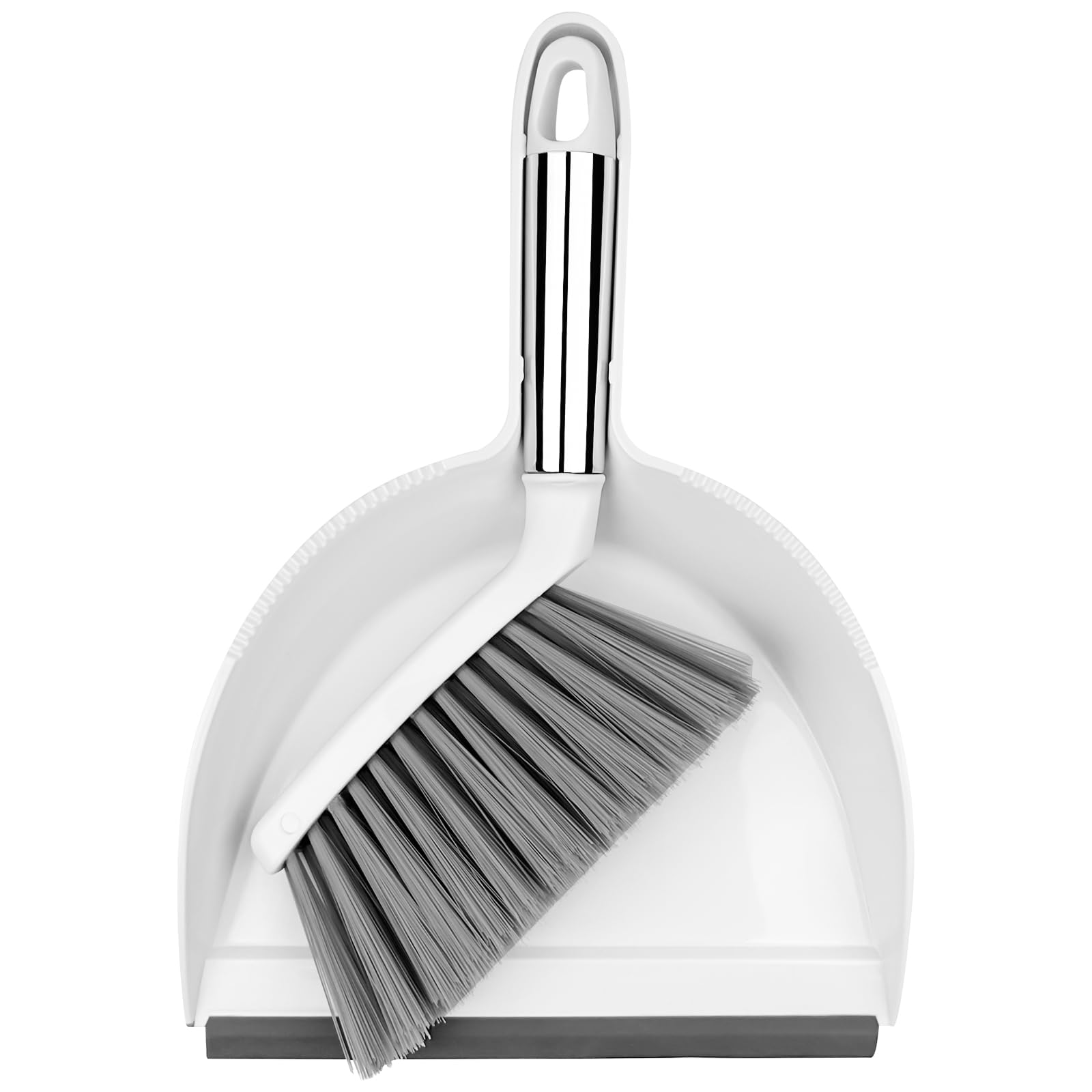 WinGluge Besen und Kehrschaufel Set PP-Material, Handfeger und Schaufel, Kehrblech und Handfeger, Kehrset Kleins, Kehrgarnitur, Tischbesen, Handbesen Schaufel, Handkehrset, Platzsparender Tischkehrset Angebot bei HelloDeals