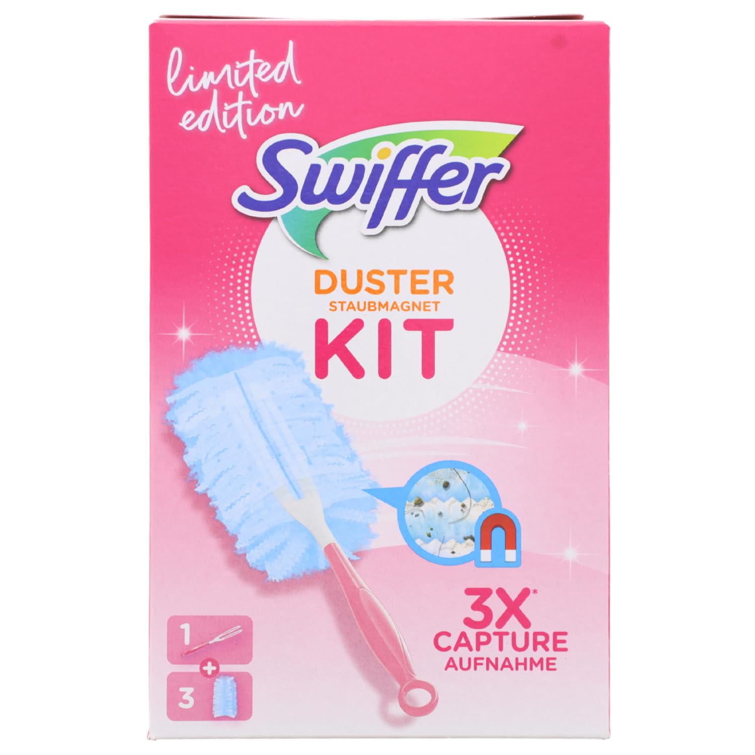 Swiffer Staubmagnet pink 1+3 *Limited Edition* Angebot bei HelloDeals