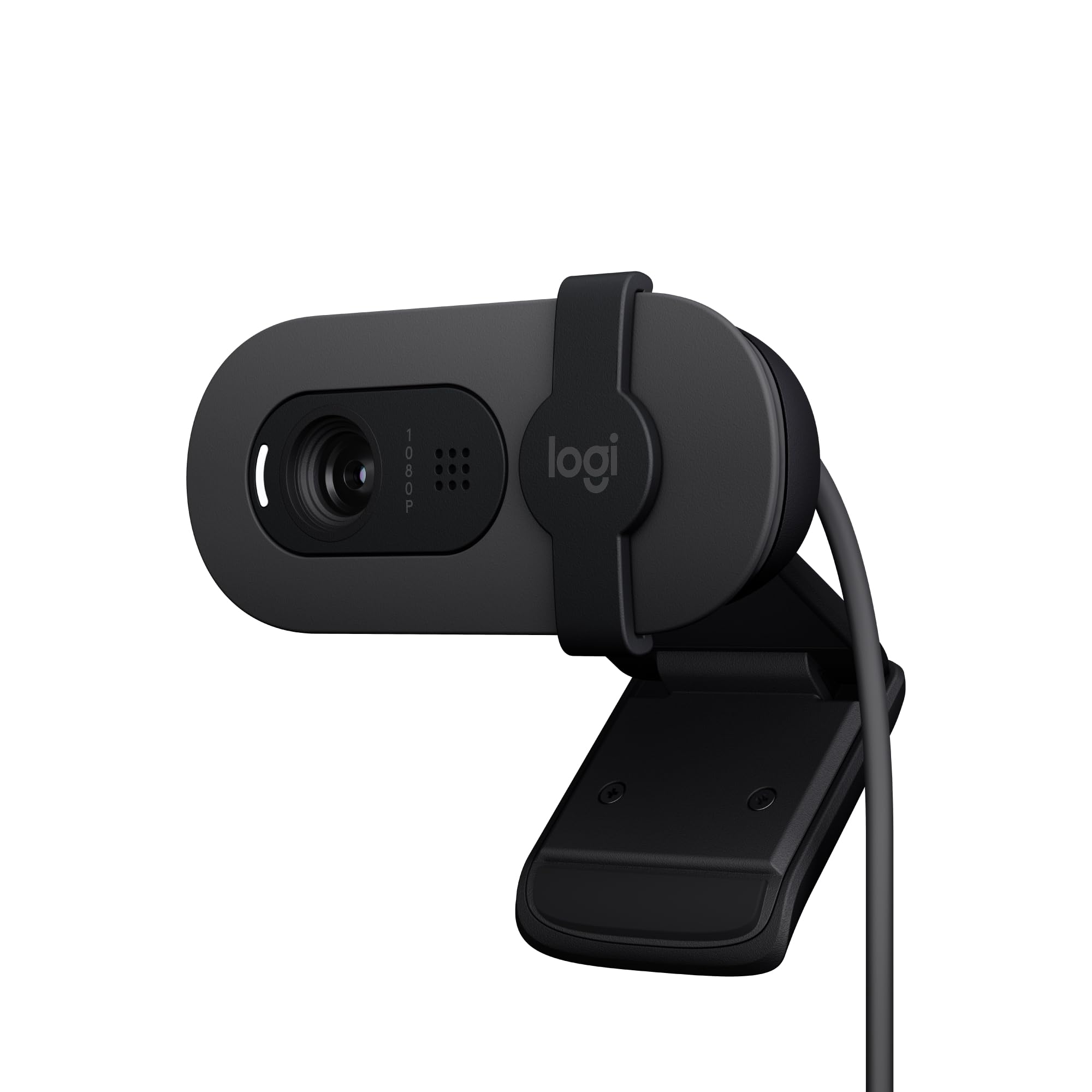 Logitech Brio 100 Full HD-Webcam für Meetings und Streaming, Auto-Lichtausgleich, integriertes Mikrofon, Abdeckblende, USB-A, für Microsoft Teams, Google Meet, Zoom und mehr - Graphit Angebot bei HelloDeals
