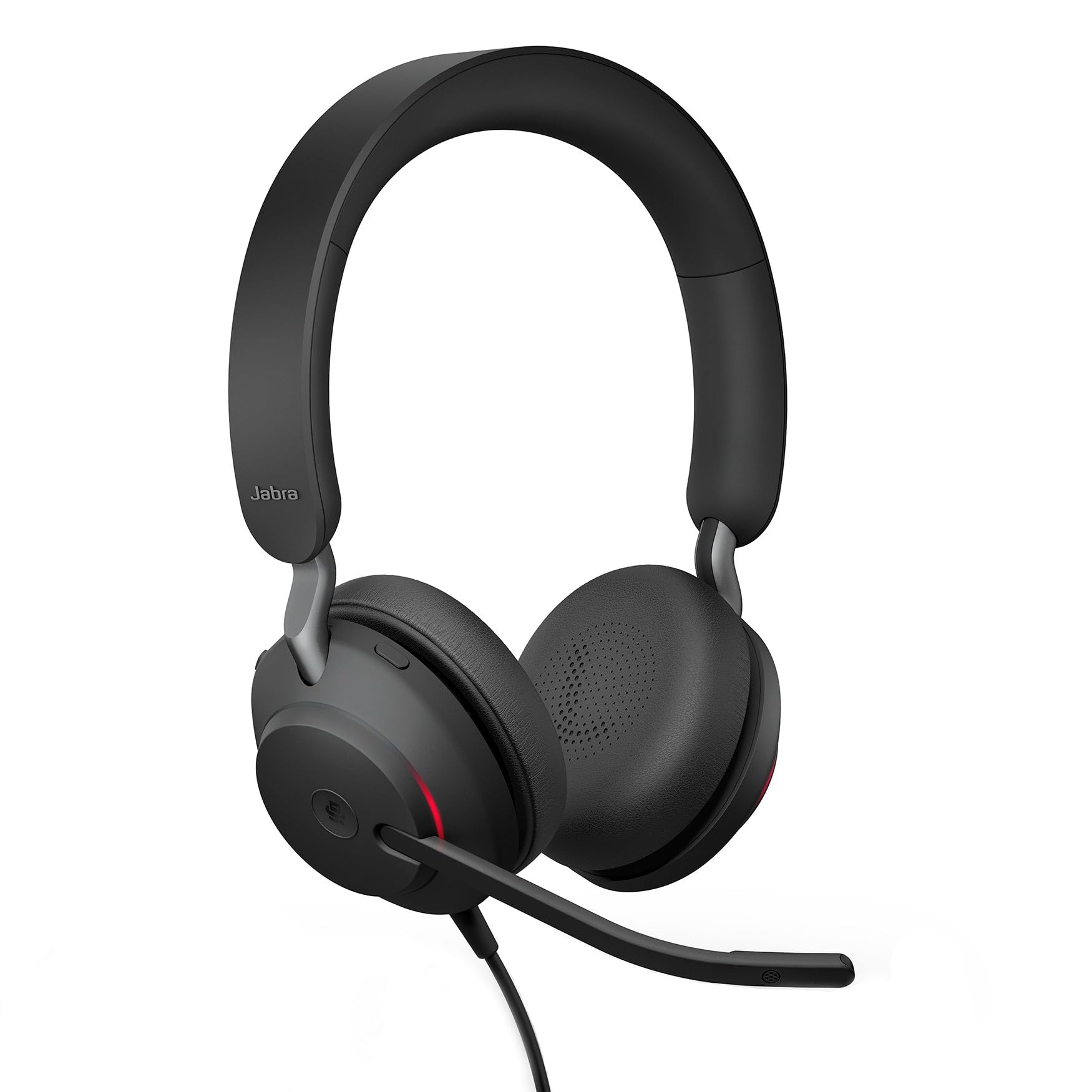 Jabra Evolve2 40 SE - Kabelgebundenes Stereo-Headset mit Geräuschunterdrückung und 3-Mikrofon-Technologie - USB-A-Kabel - für MS Teams zertifiziert, auch mit anderen Plattformen kompatibel - Schwarz Stereo Zweite Auflage USB-A Optimiert für Microsoft Team Angebot bei HelloDeals