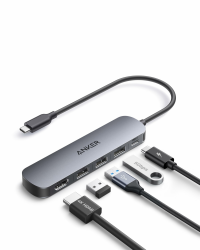 Anker USB C Hub (5-in-1), 4K@30Hz HDMI mit 90W Max. Power Delivery, USB-C und USB-A Daten-Ports, kompakt und stylisch für MacBook, Dell XPS und mehr (Ladegerät Nicht enthalten) Angebot bei HelloDeals