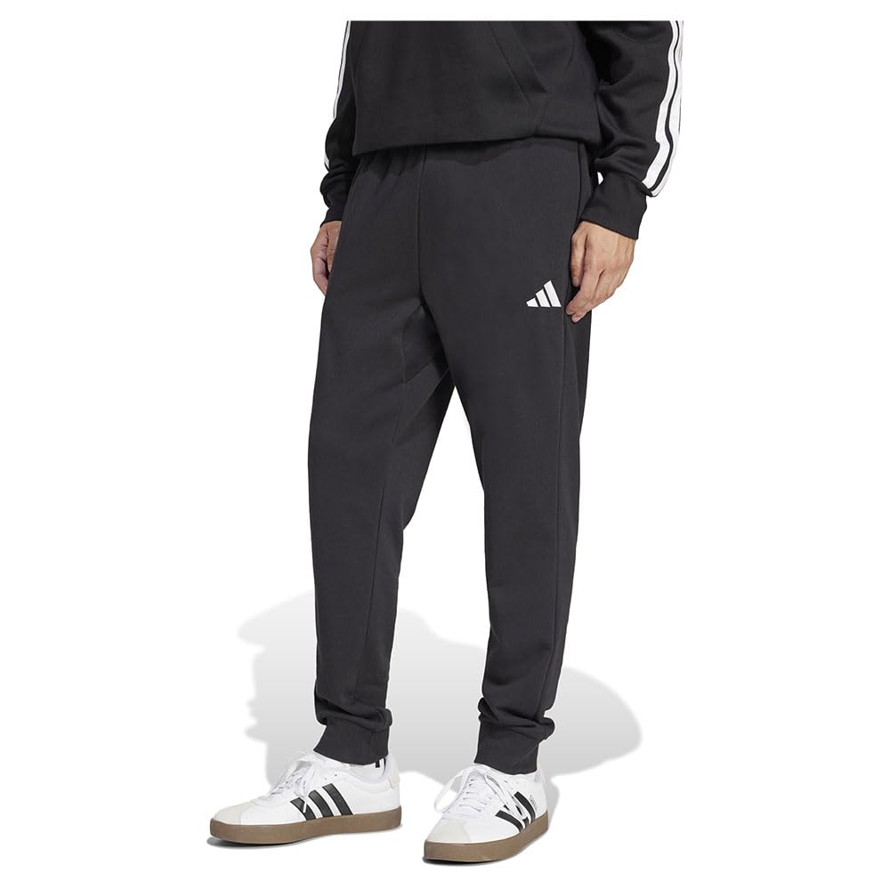 adidas Herren Essentials Feel Cozy Fleece Pants Trainingshose L Black / White Angebot bei HelloDeals
